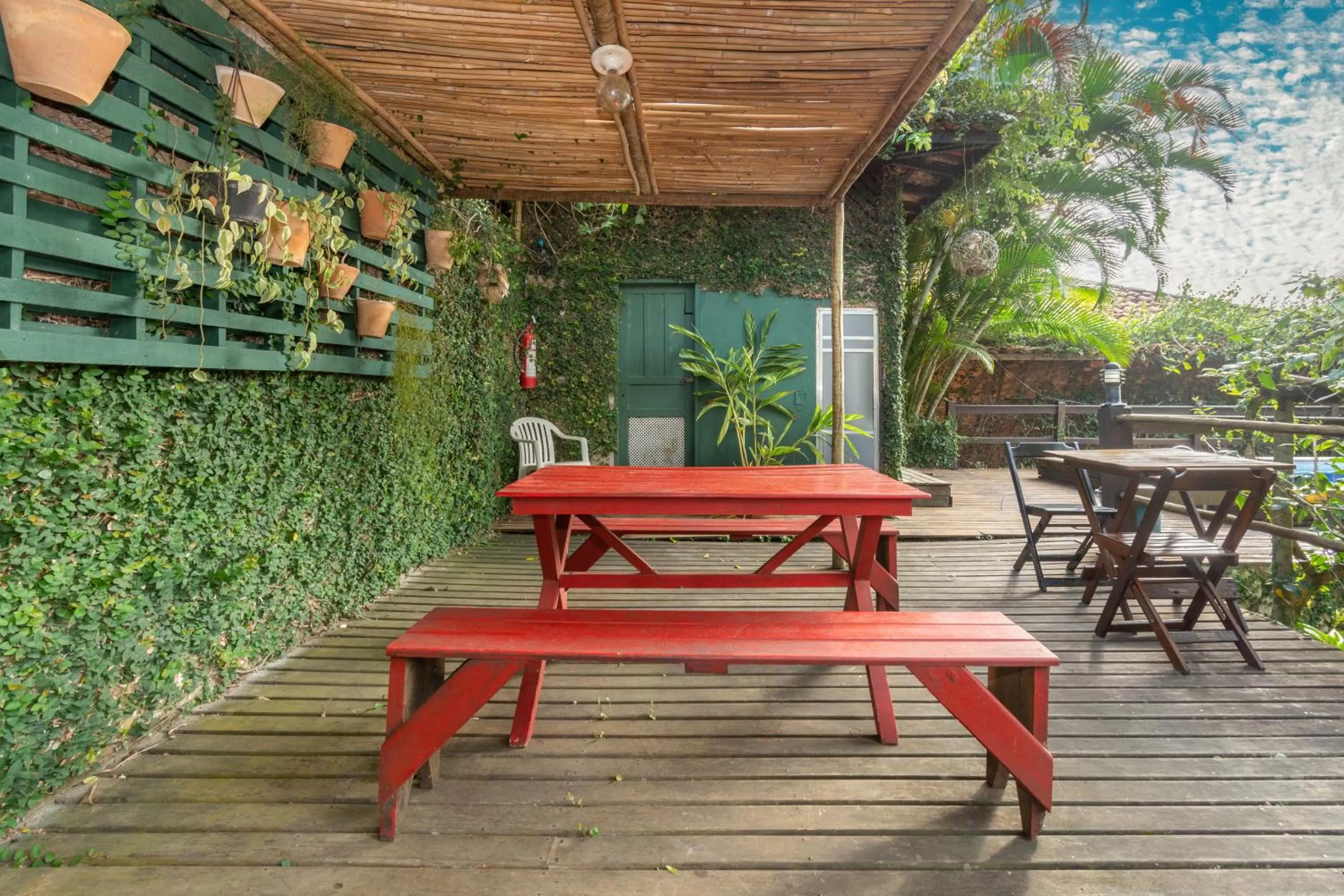 Patio in Pousada Afrika