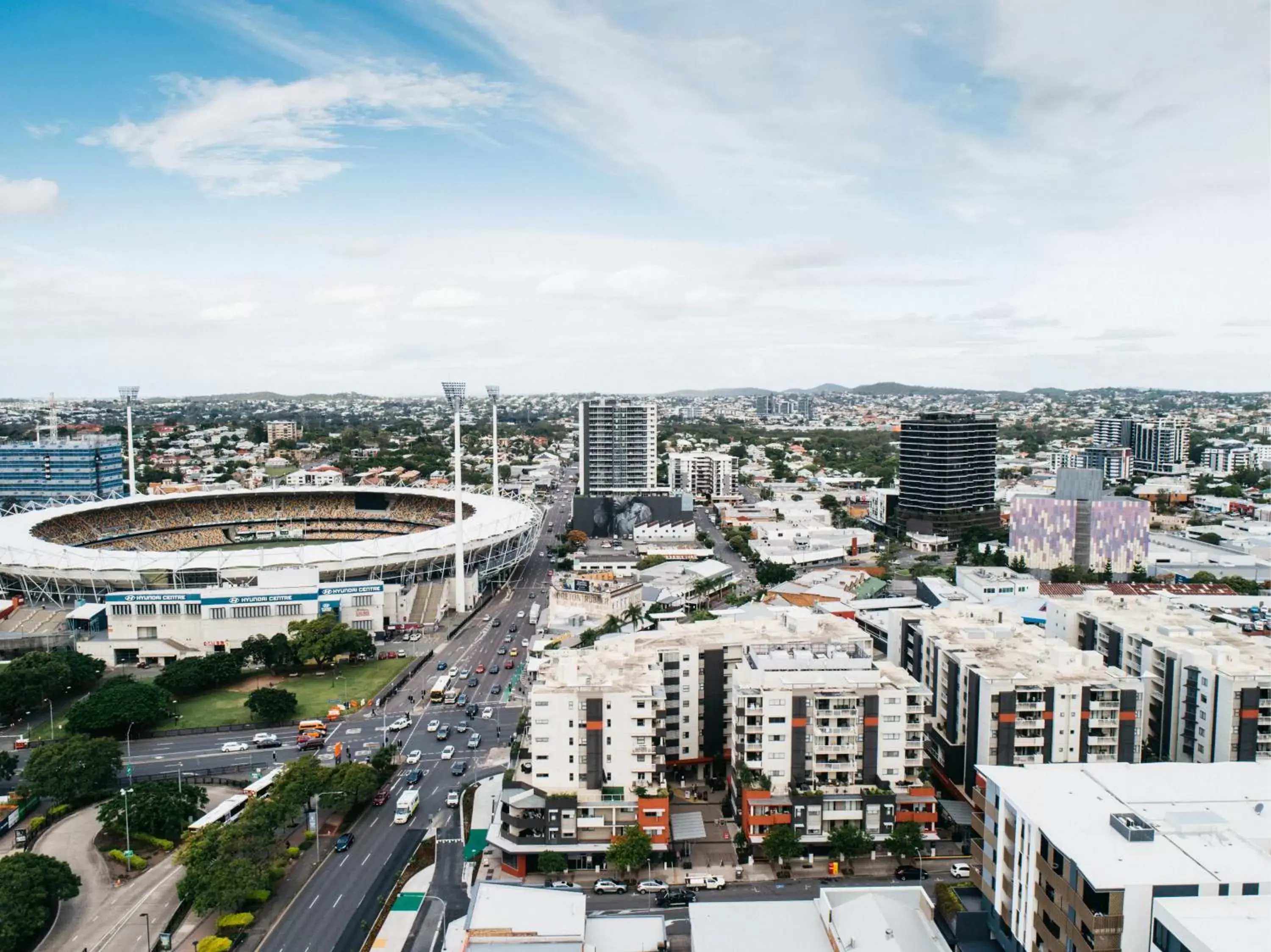 Property building, Bird's-eye View in Gabba Central Apartments