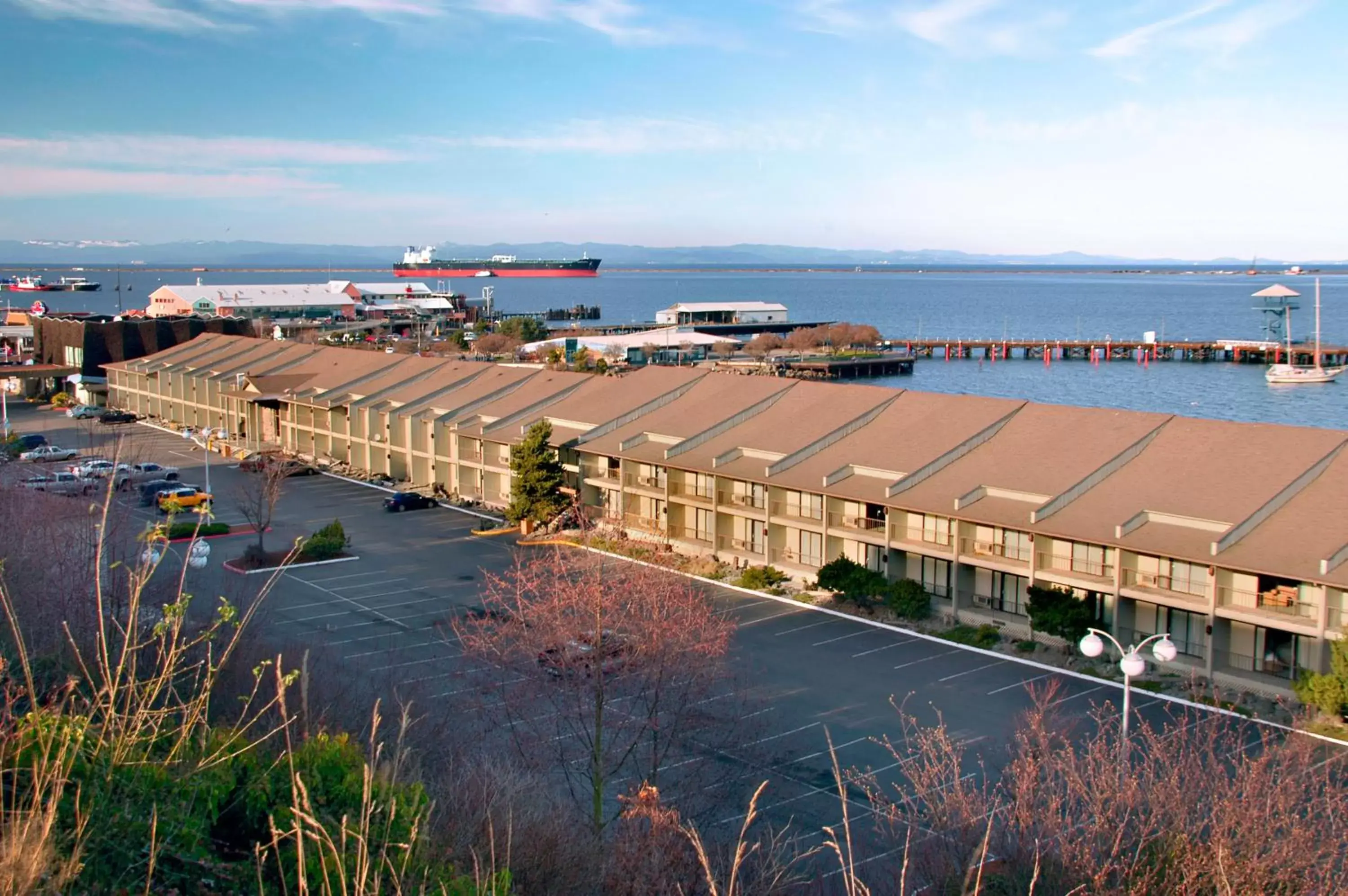 Property building, Bird's-eye View in Red Lion Hotel Port Angeles Harbor