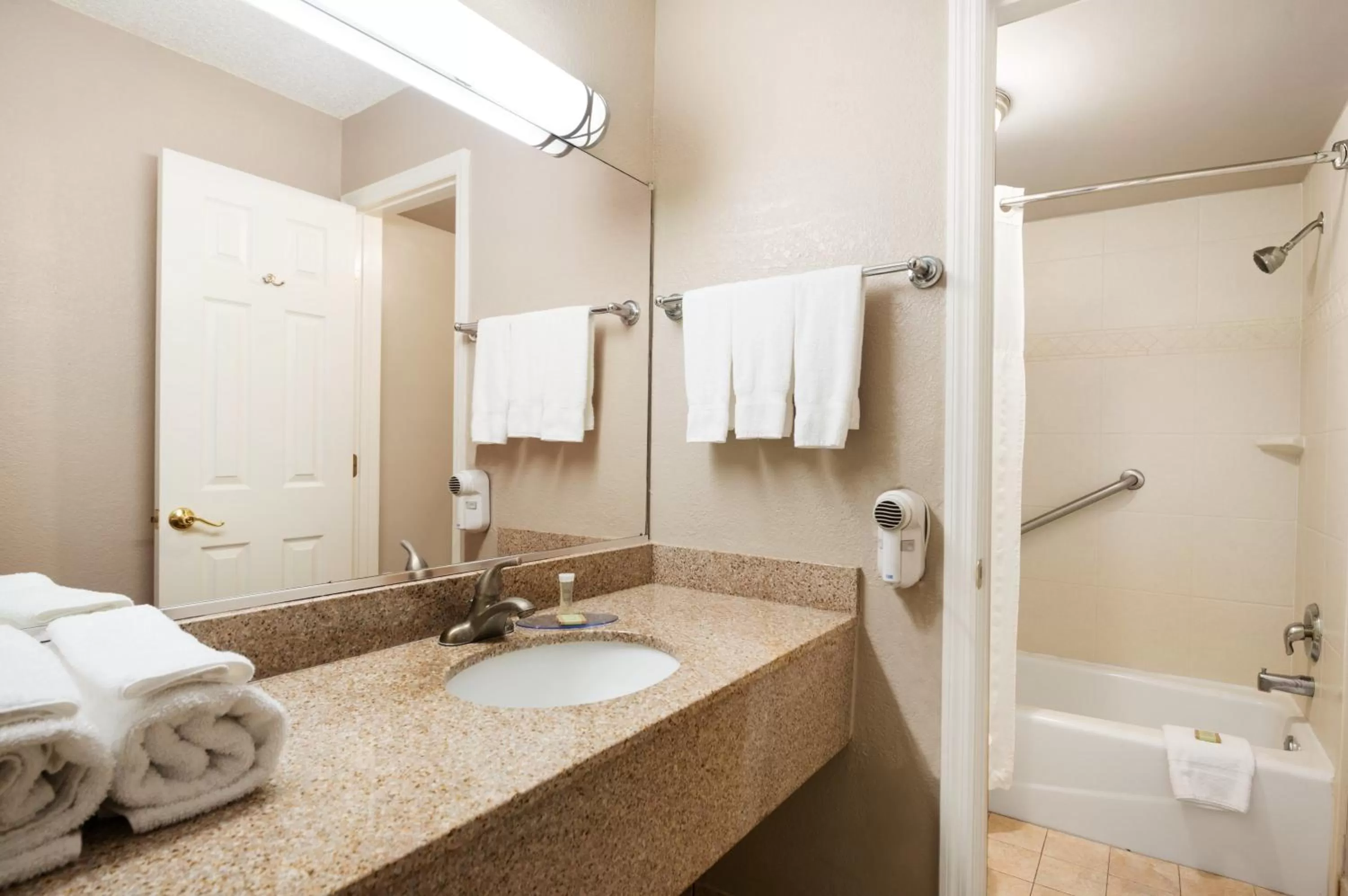 Bathroom in Super 8 by Wyndham Ormond Beach