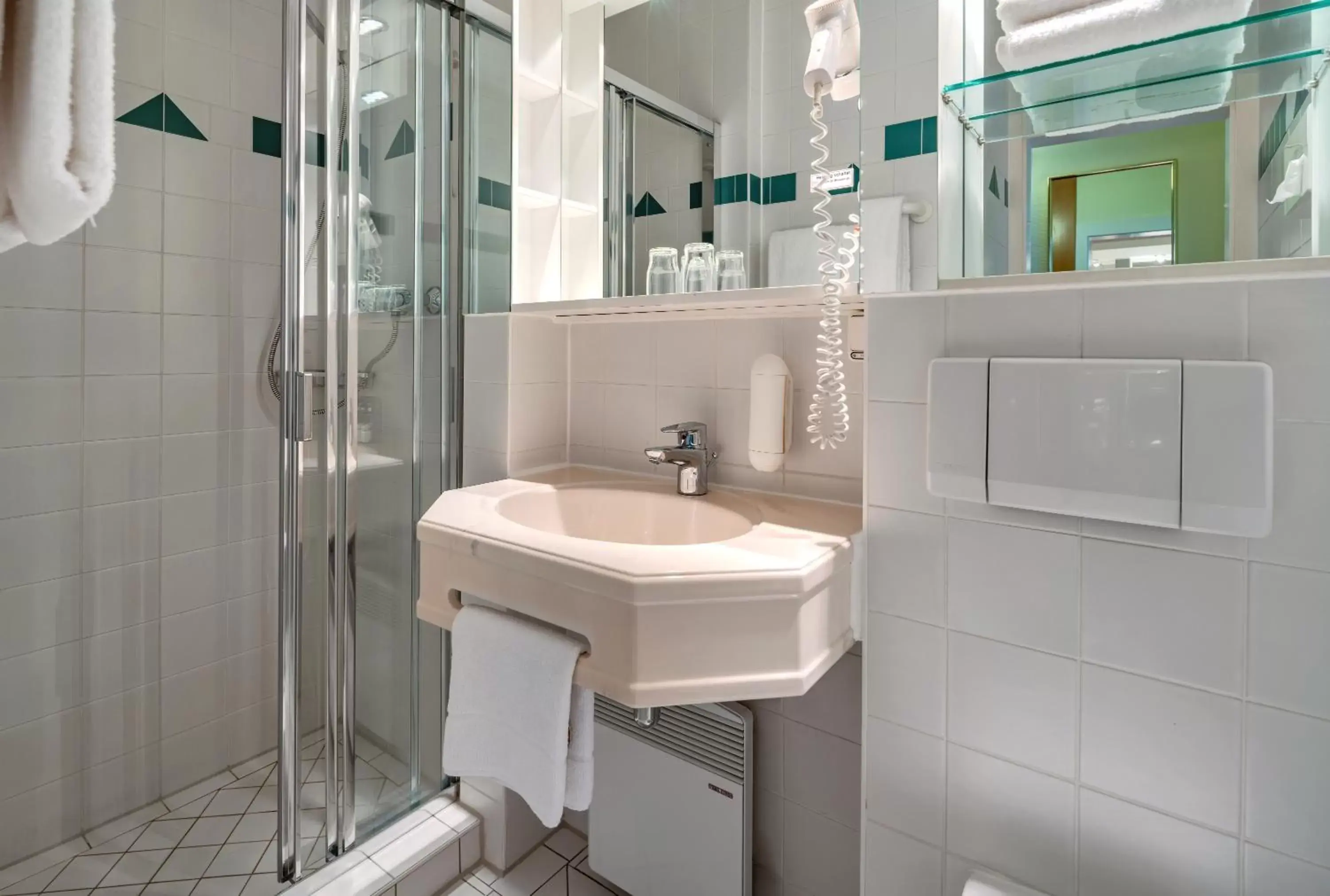 Shower, Bathroom in AHORN Panorama Hotel Oberhof