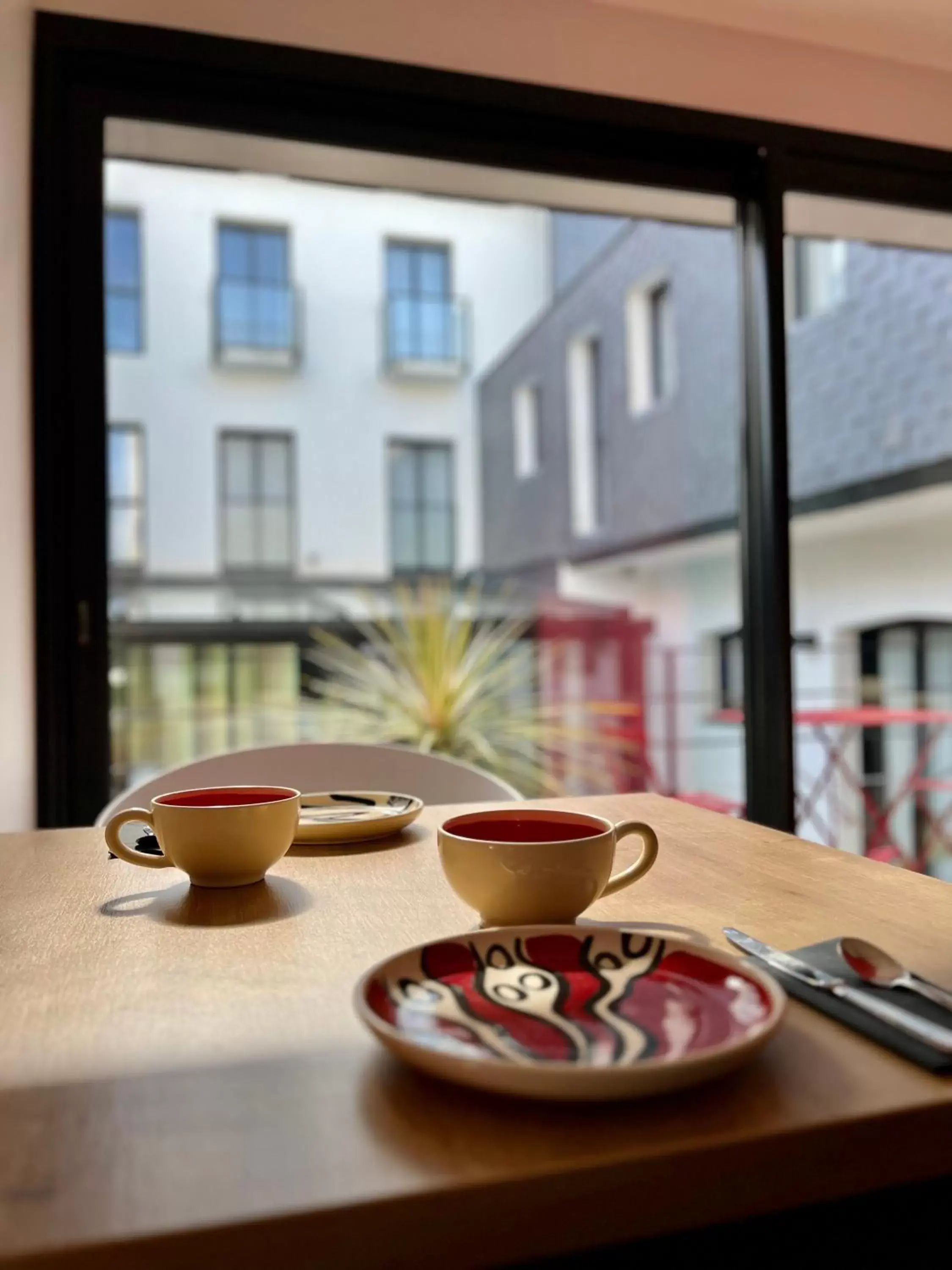 Decorative detail in Cit'Hotel Le Cornouaille Hotel