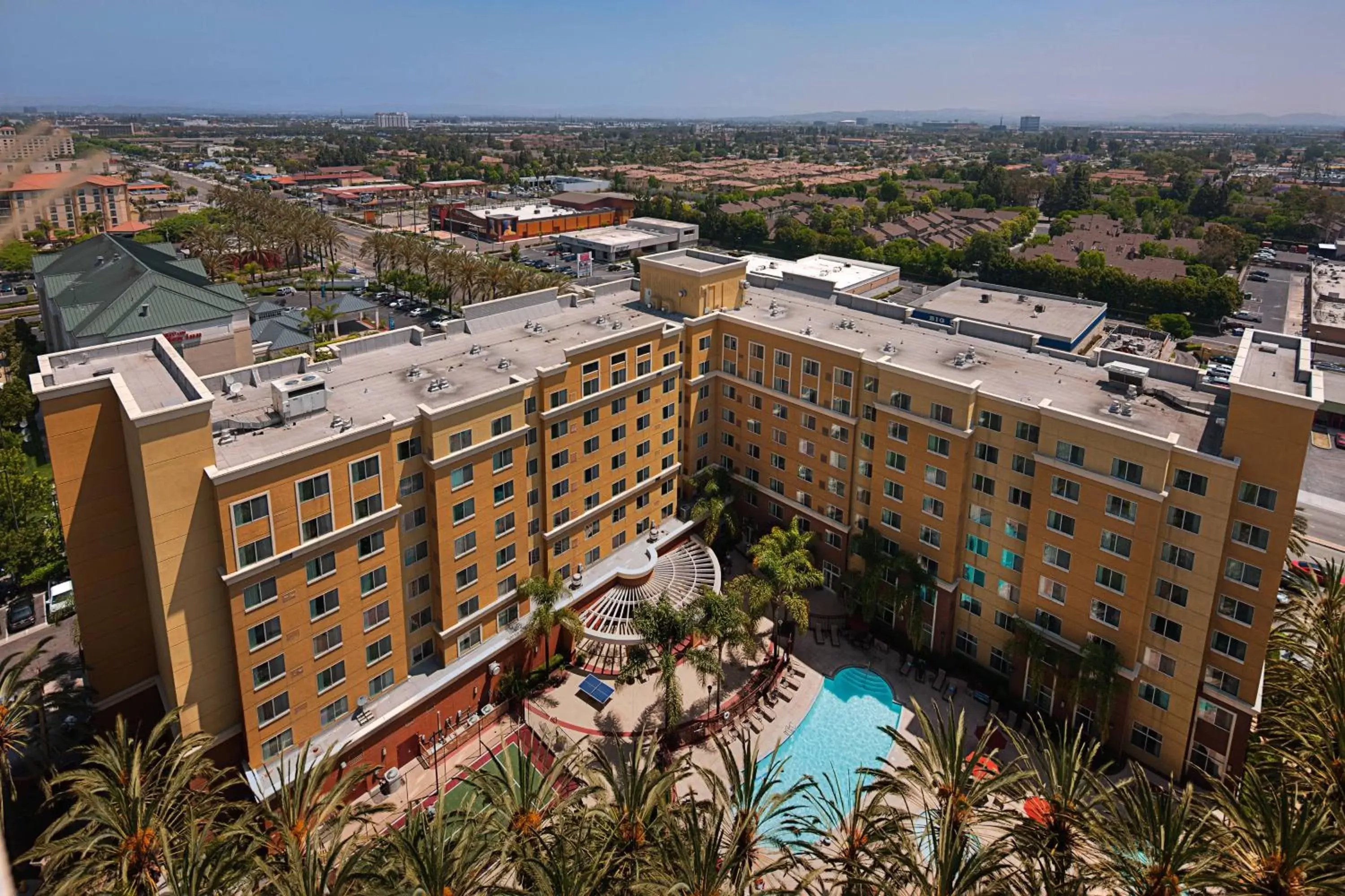 Property building, Bird's-eye View in Residence Inn by Marriott Anaheim Resort Area/Garden Grove