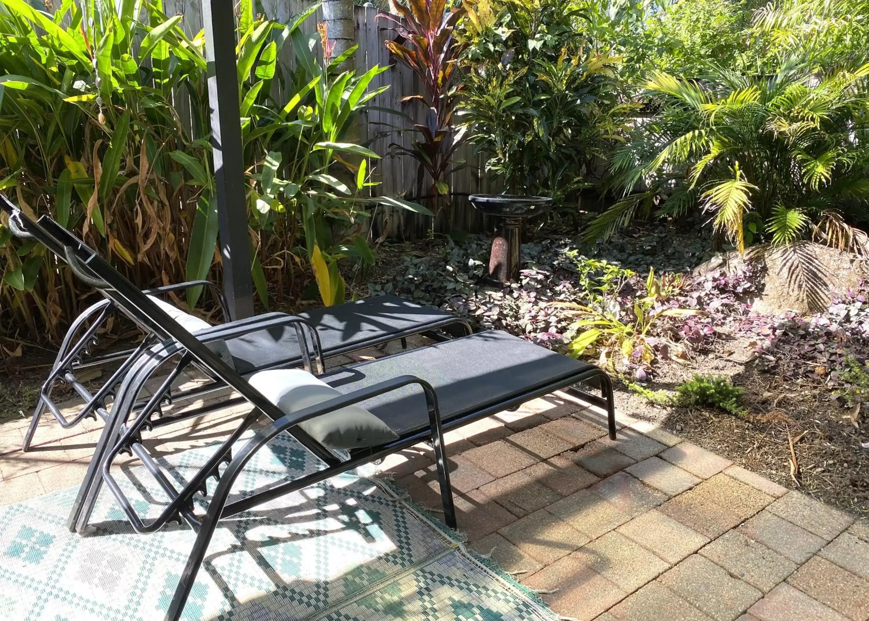 Patio in Lychee Tree Holiday Apartments