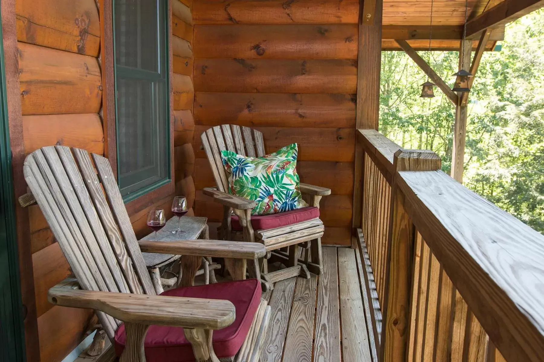 Balcony/Terrace in Lazy Bear Lodge