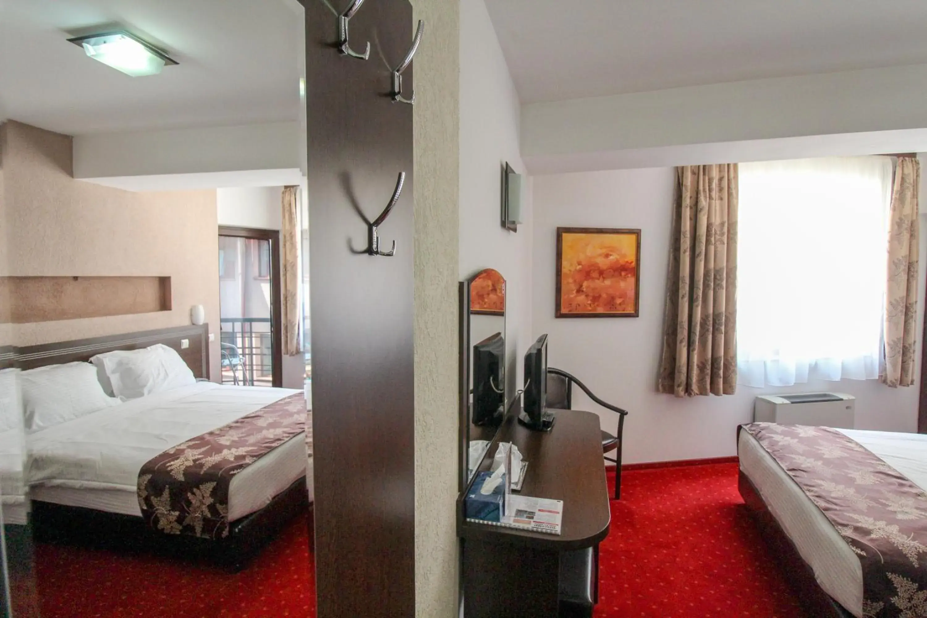 Bed in Hotel Razvan