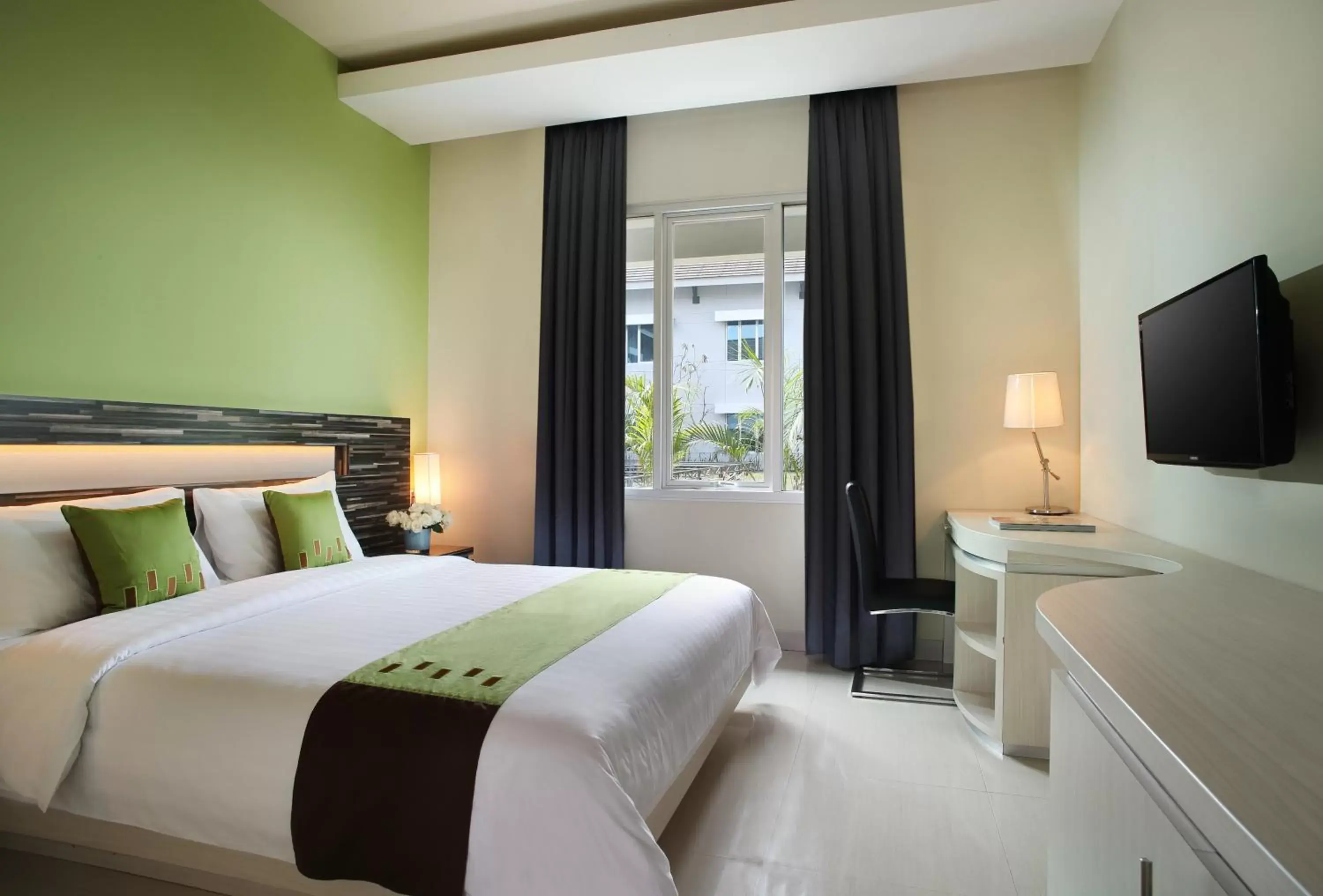 Bed in Patra Bandung Hotel