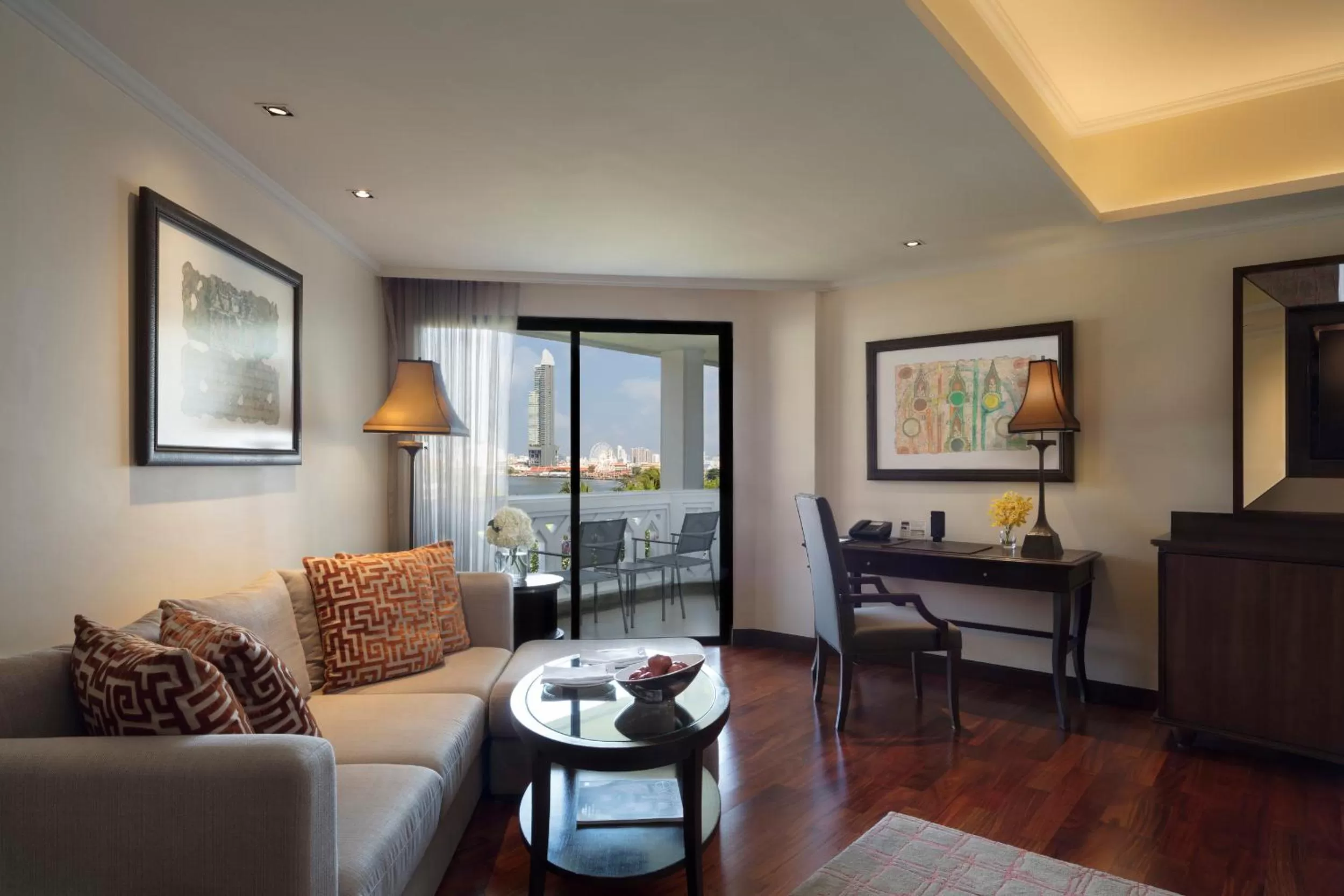 Balcony/Terrace in Anantara Riverside Bangkok Resort