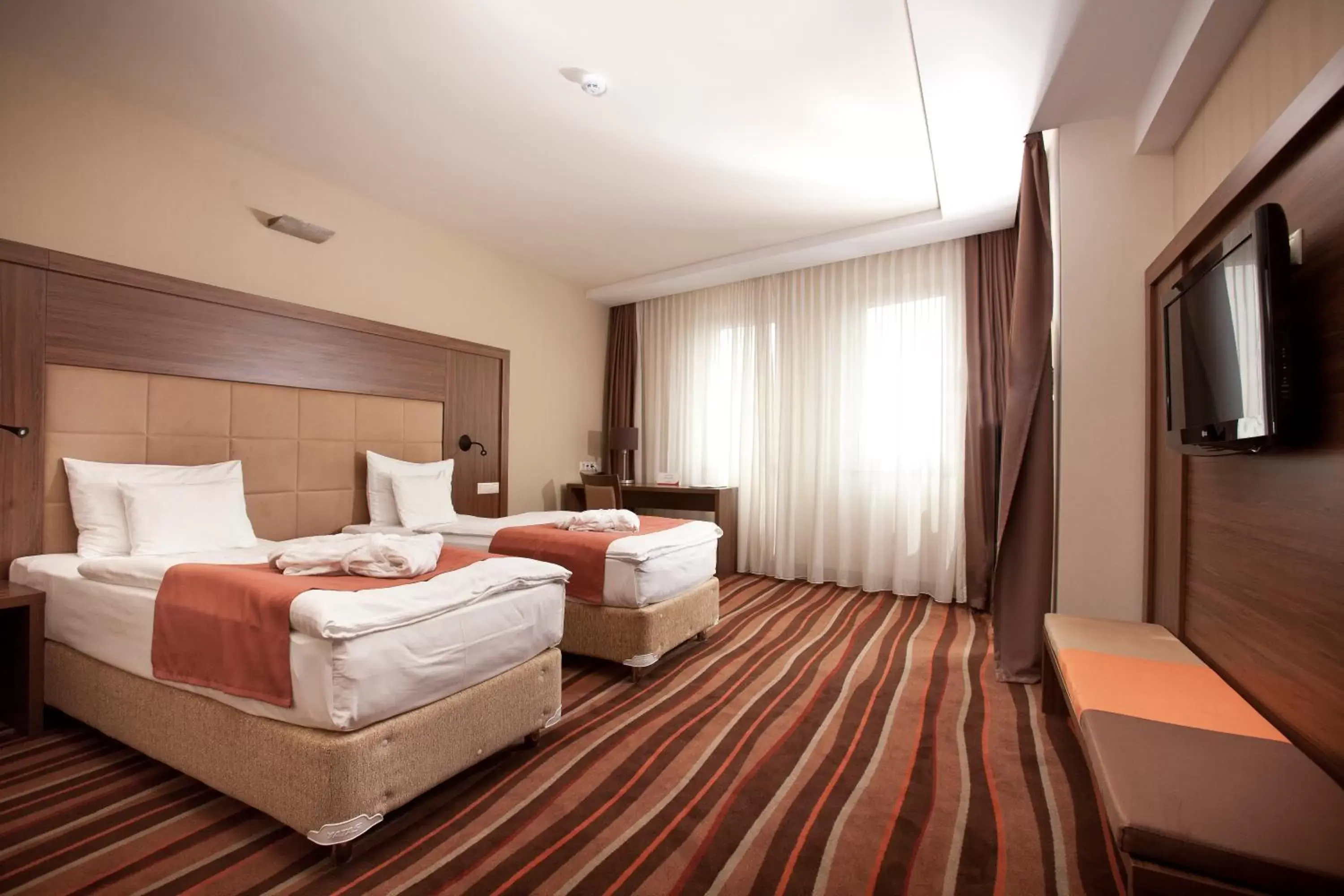 Bedroom, Bed in Hotel Makar Sport & Wellness