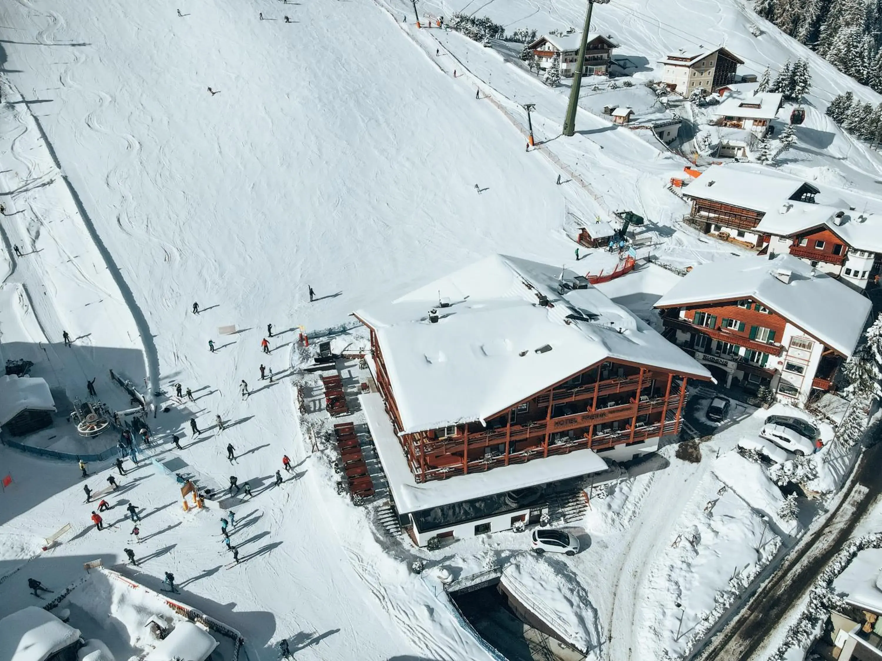 Property building, Bird's-eye View in Hotel Freina