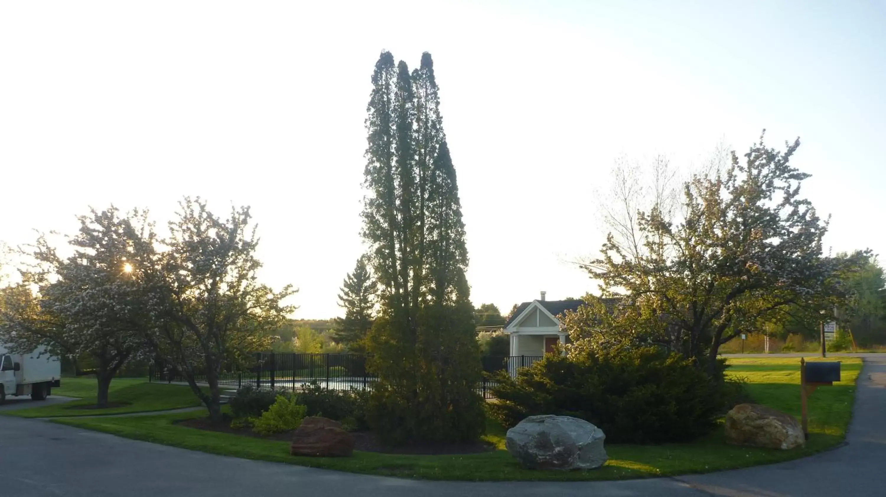 Swimming pool, Garden in Belfast Harbor Inn