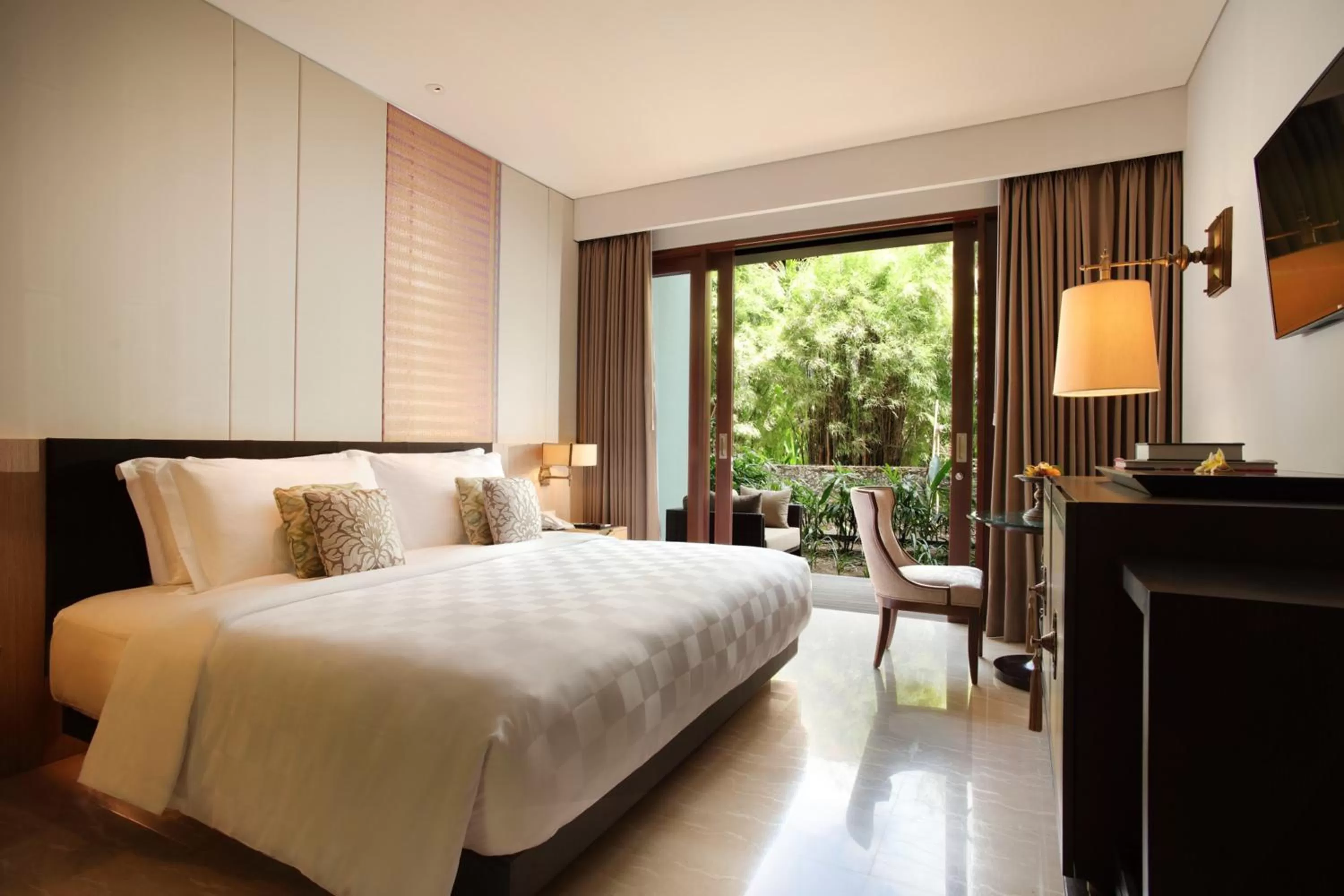 Bed in The Anvaya Beach Resort Bali