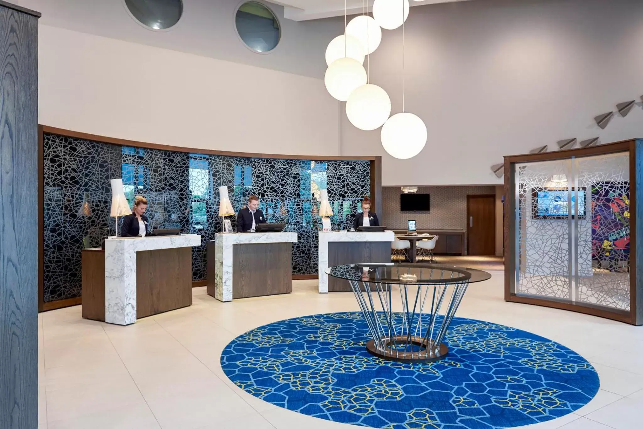 Lobby or reception, Lobby/Reception in Novotel London Stansted Airport