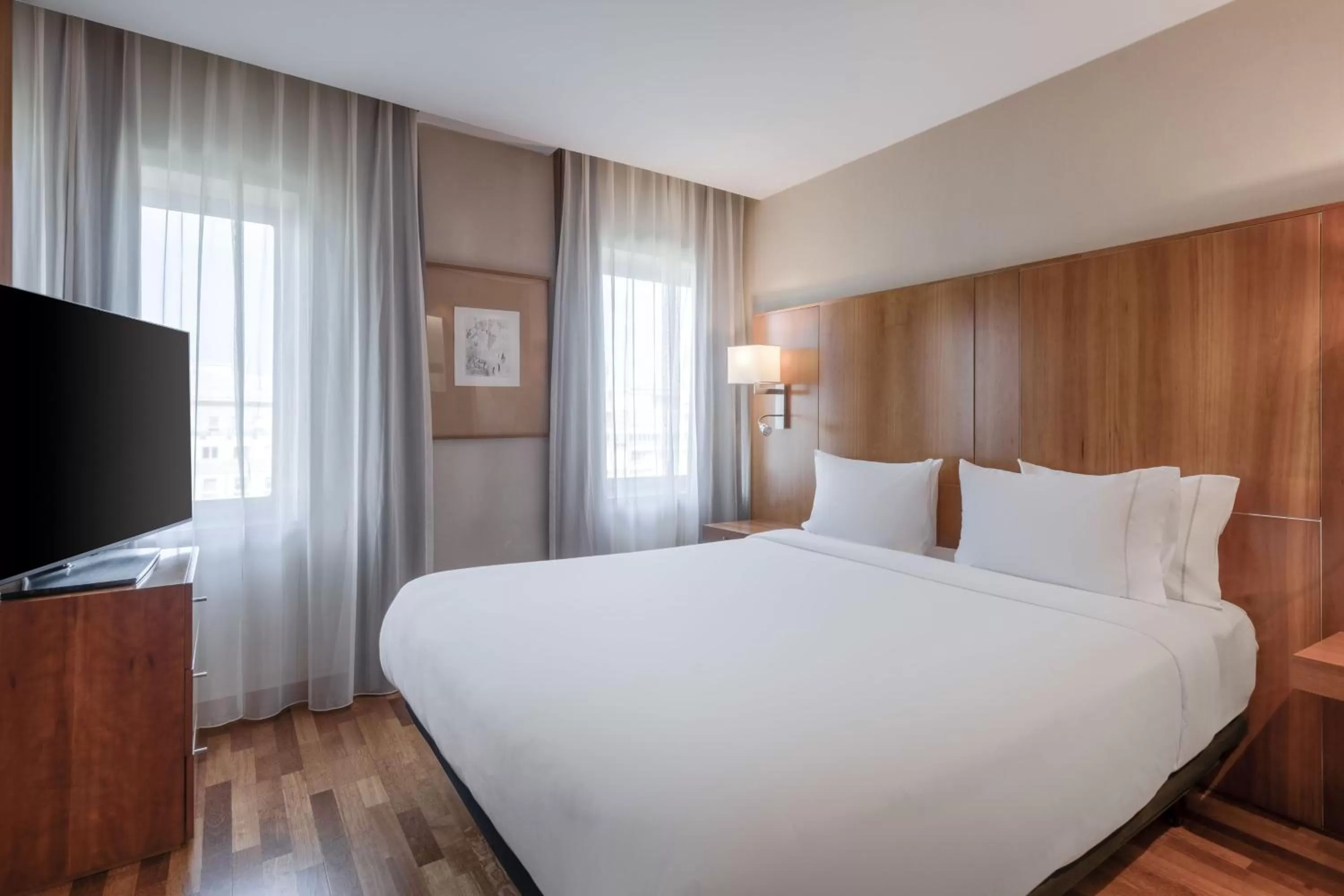 Bedroom, Bed in AC Hotel Aitana by Marriott