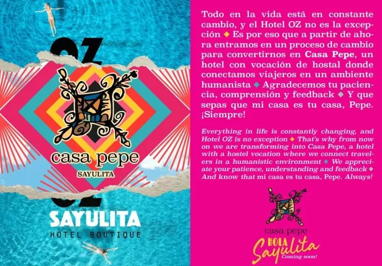 Property Logo/Sign in Hotel Boutique OZ Sayulita