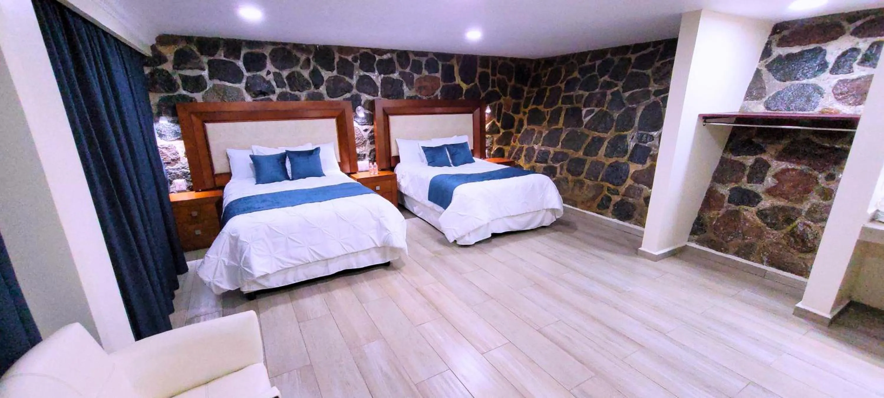 Bed in Hotel Tierras Blancas