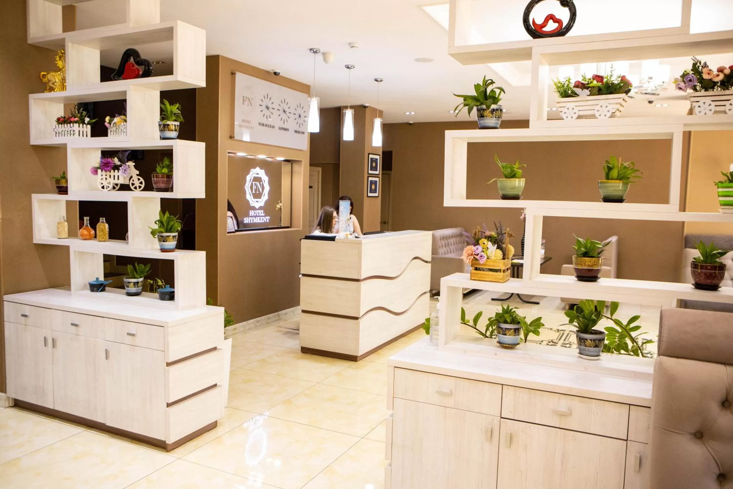 Lobby or reception in Hotel FN Shymkent