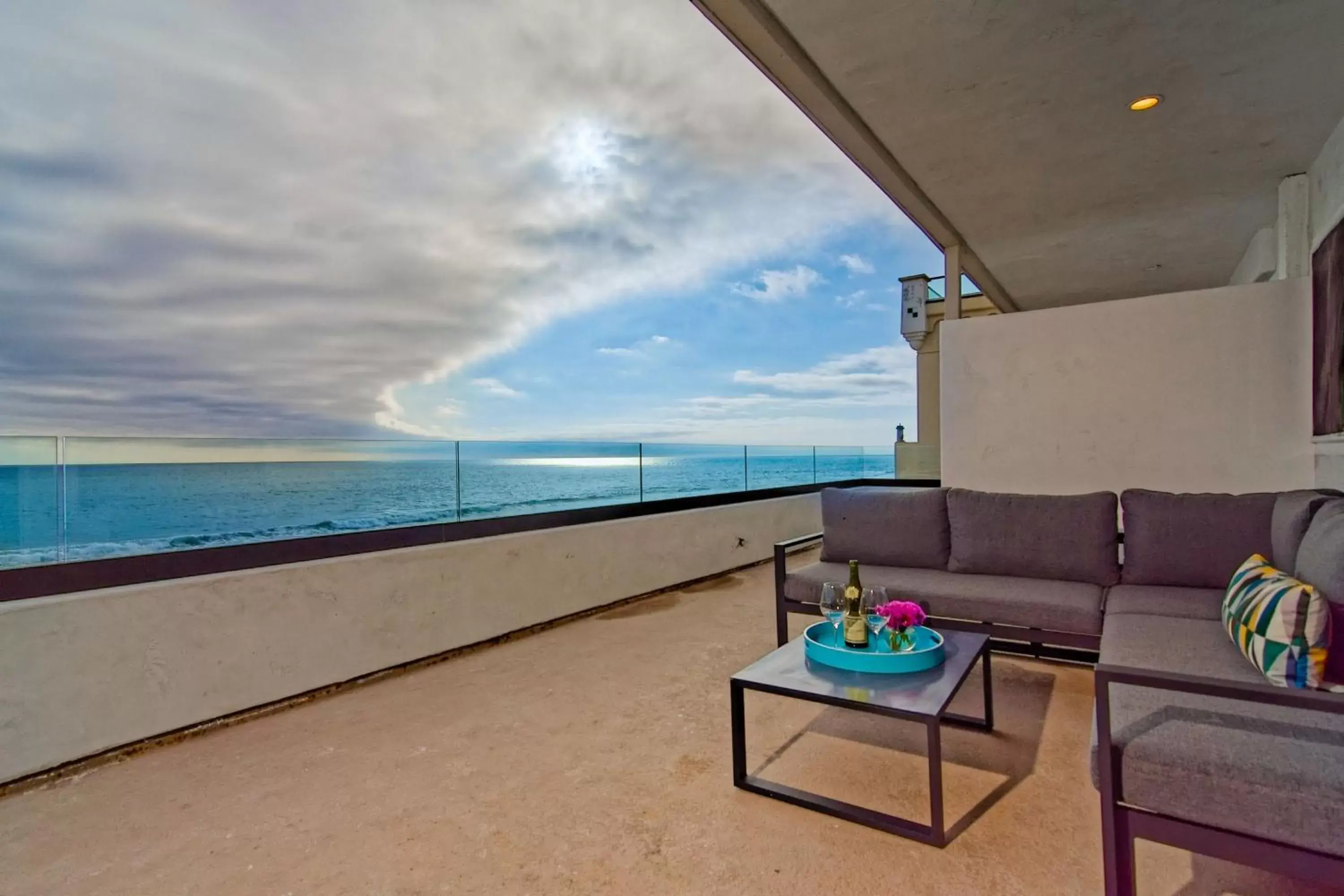 Balcony/Terrace in Ocean Villas Beach Front