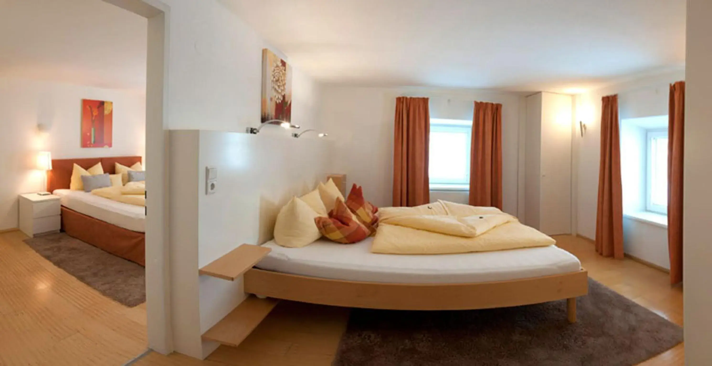 Bed in Hotel Zum Hirschen