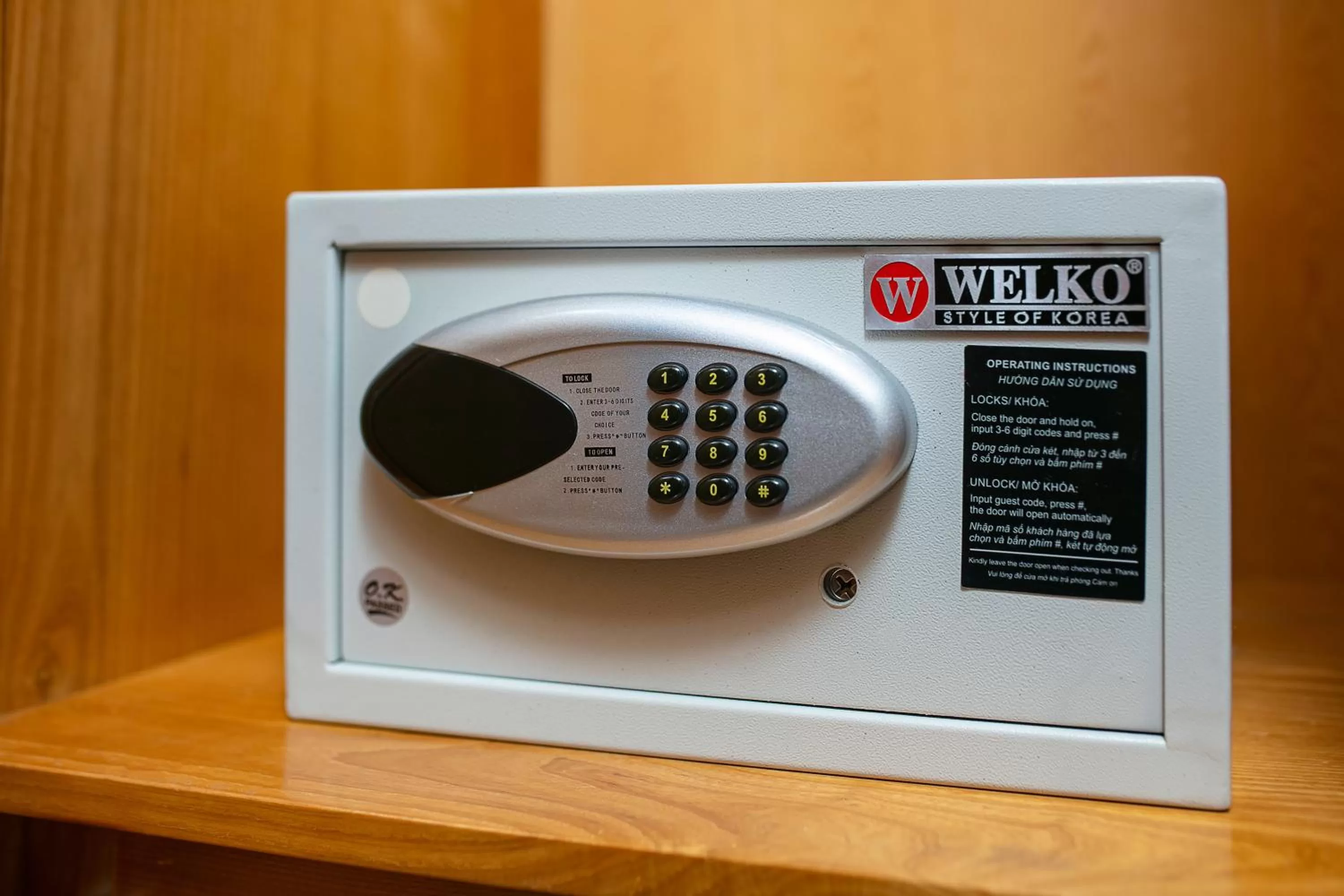 safe in Hoa Dao Hotel