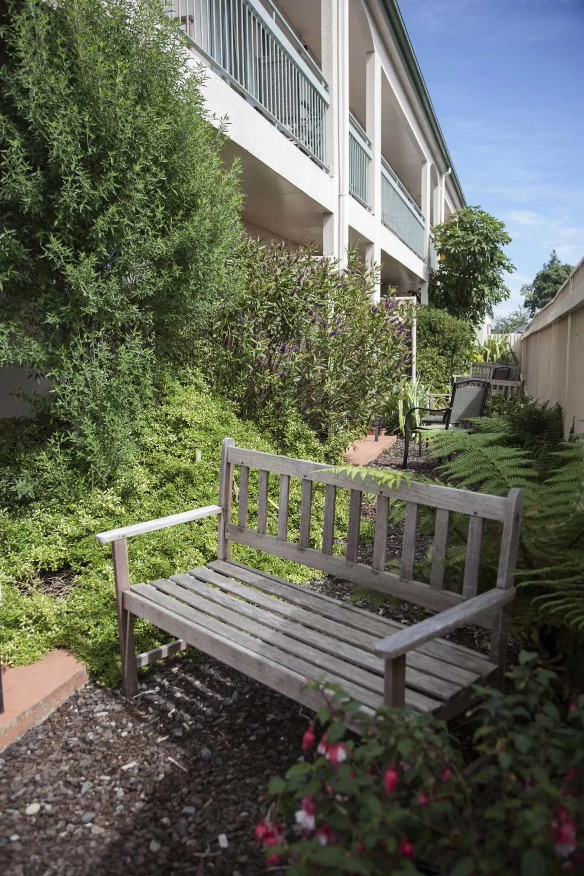 Garden in Westport Spa Motel