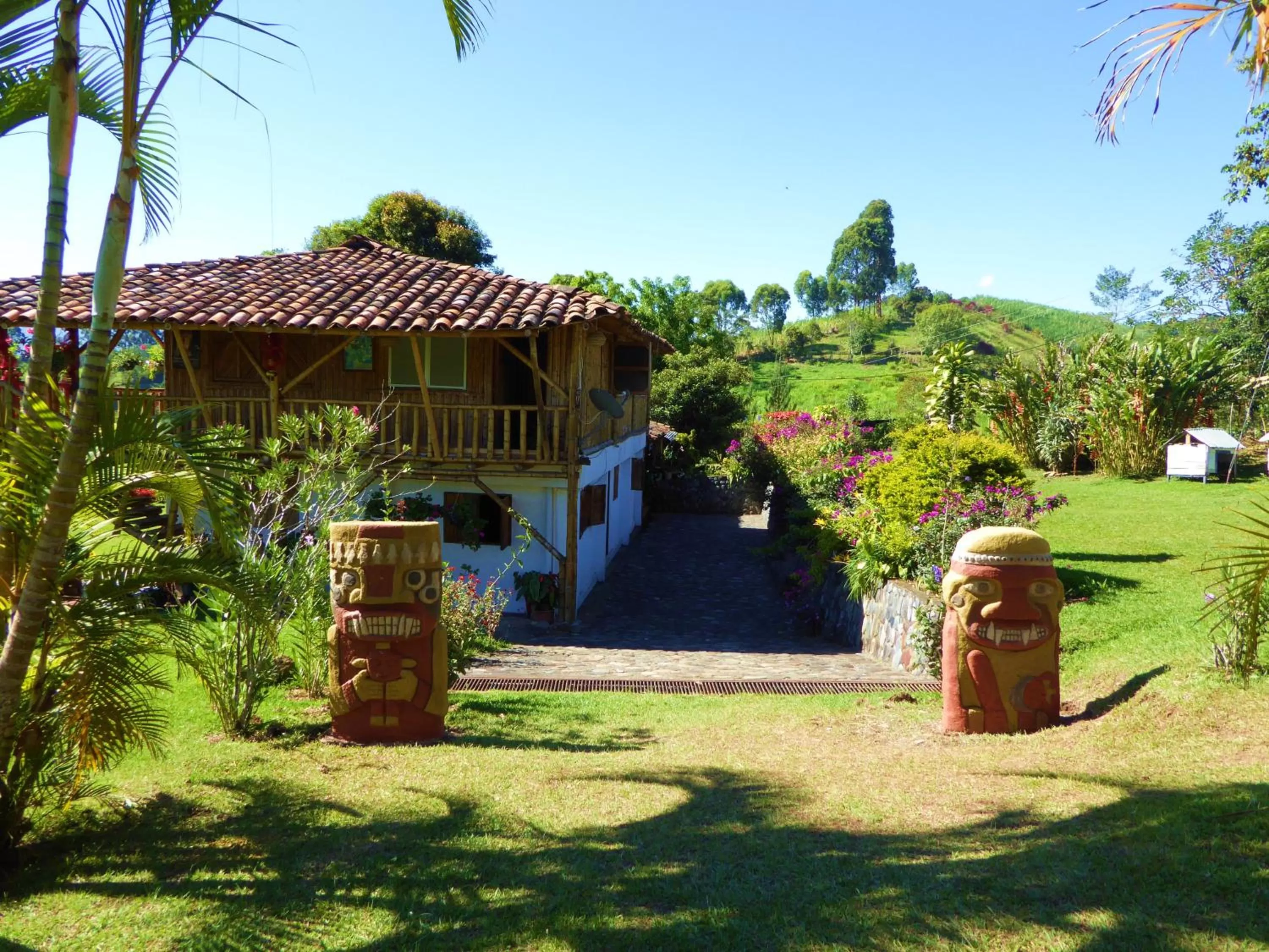 Facade/entrance in Finca El Cielo