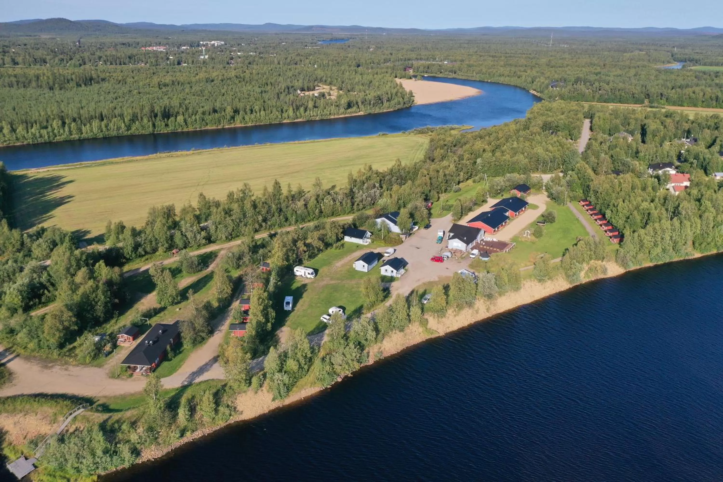 River view, Bird's-eye View in Arctic River Resort