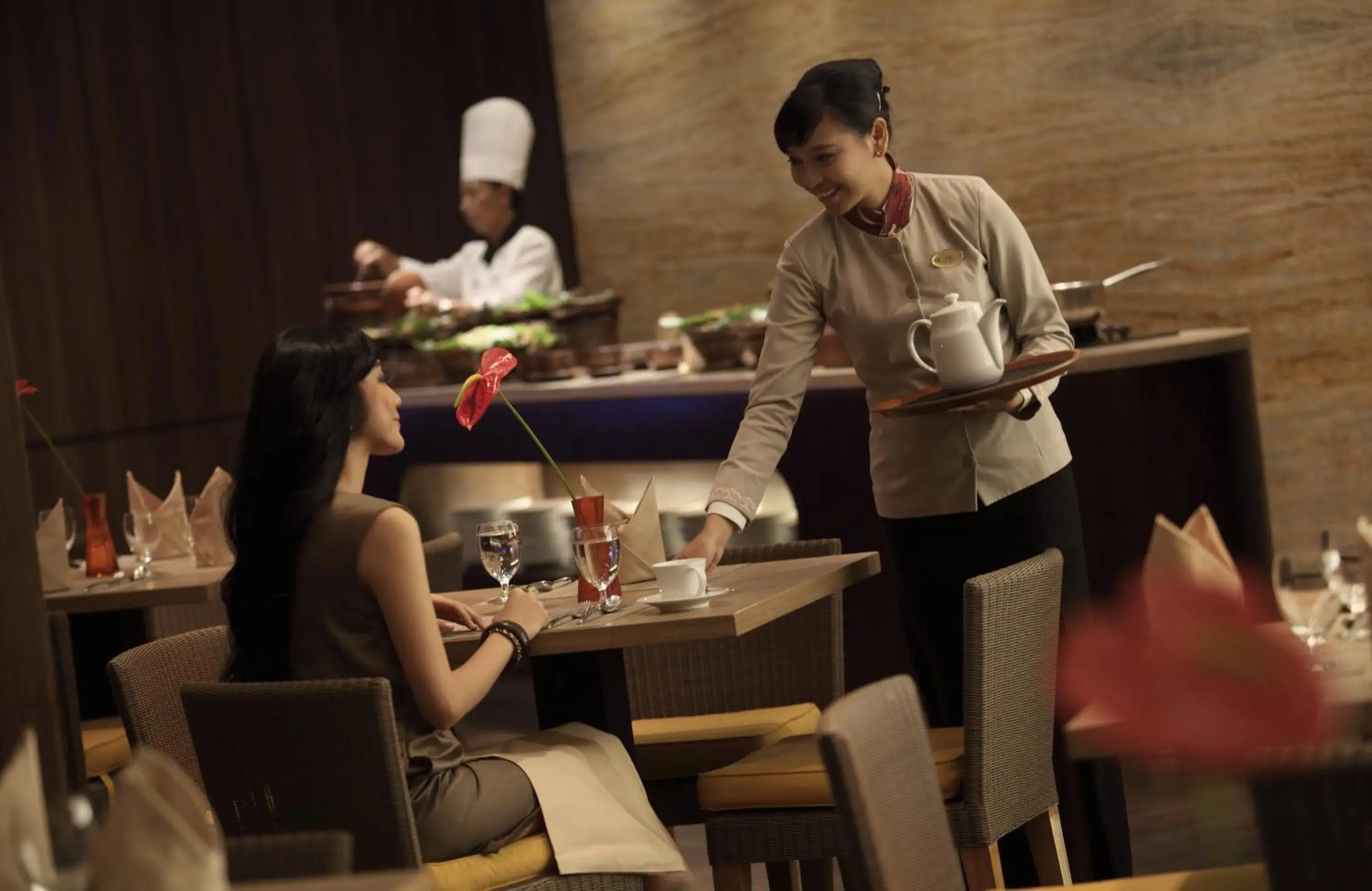 Staff, Restaurant/Places to Eat in Hotel Santika Pandegiling Surabaya