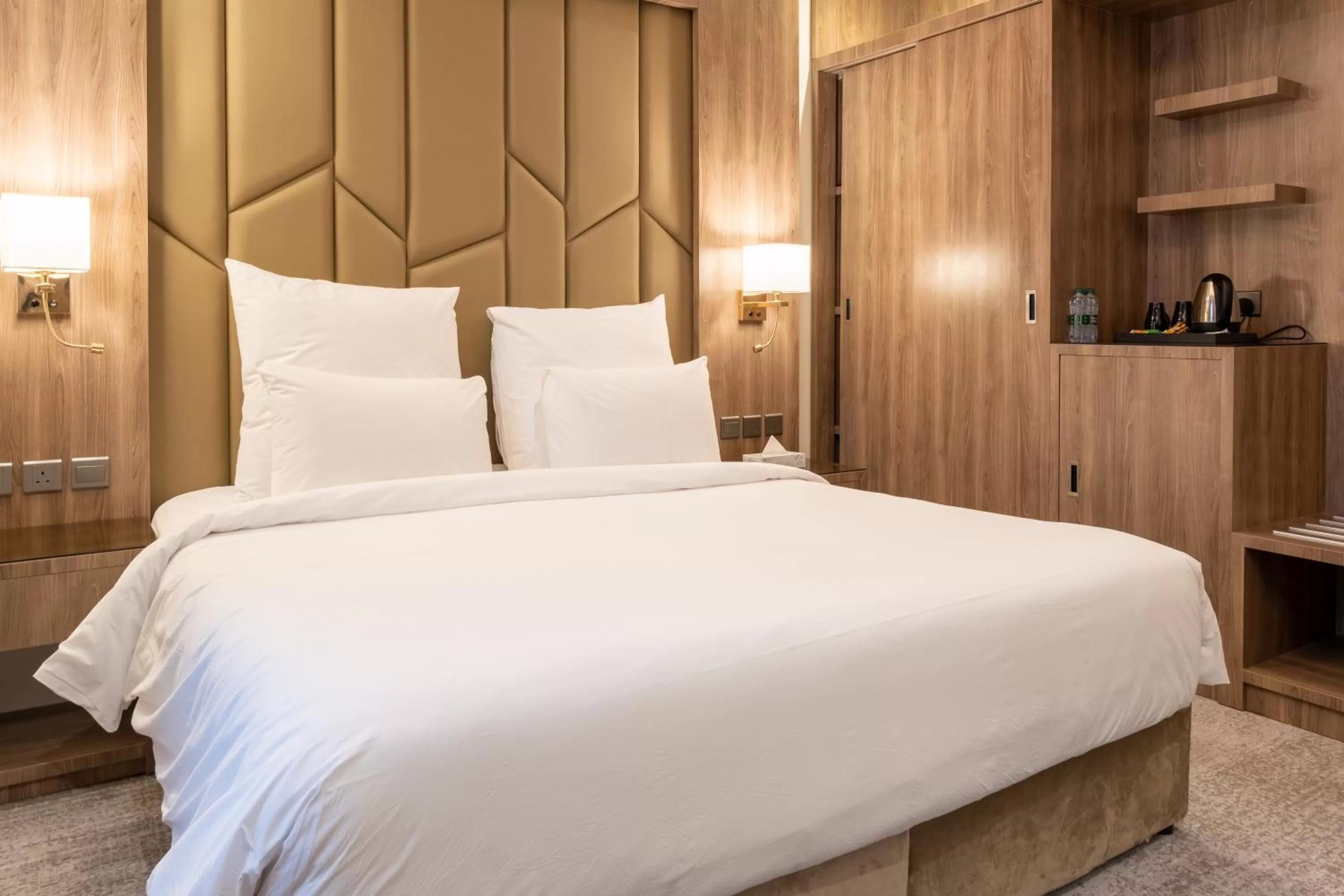 Bed in Karim Hotel Riyadh