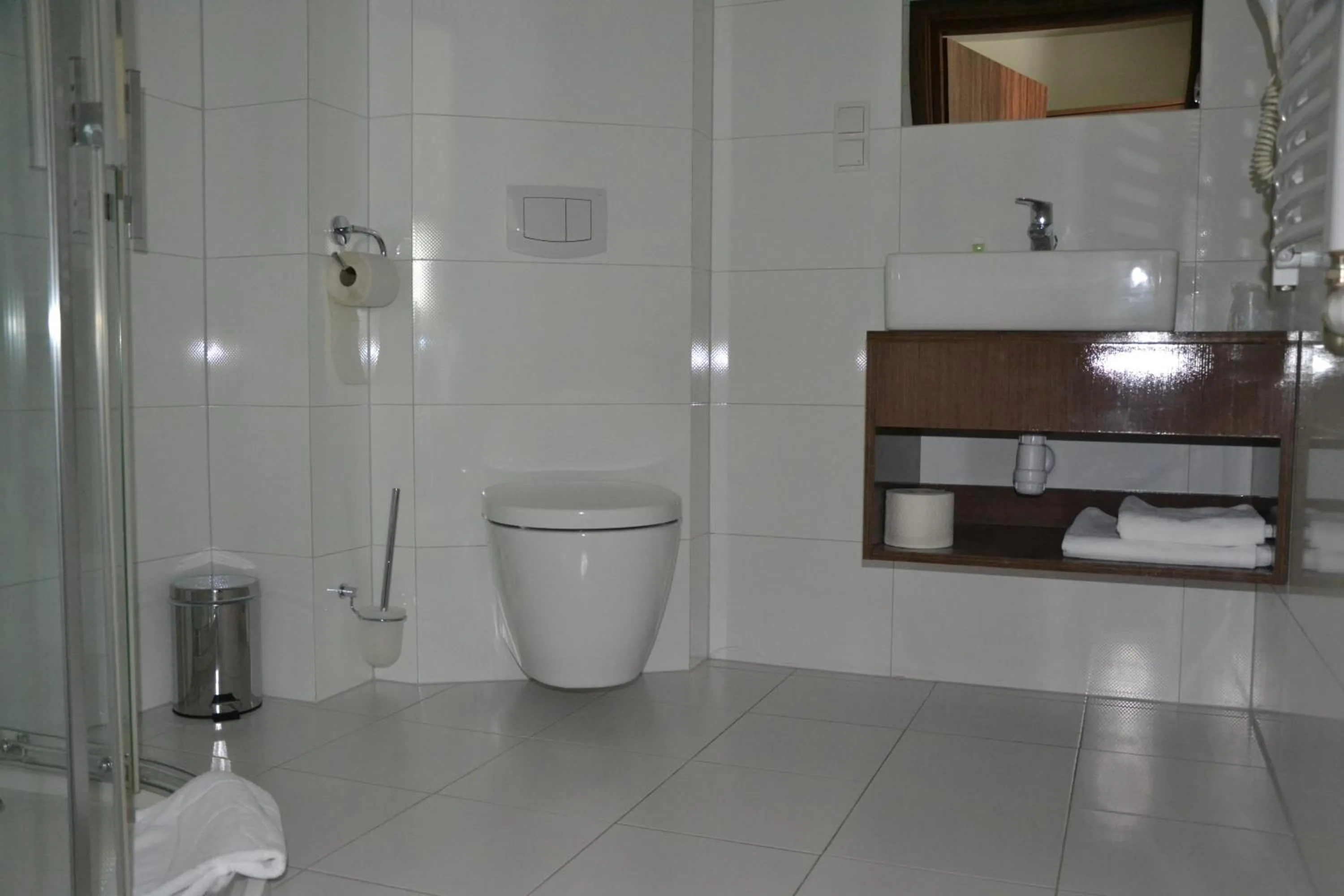 Toilet in Hotel Pod Dębem