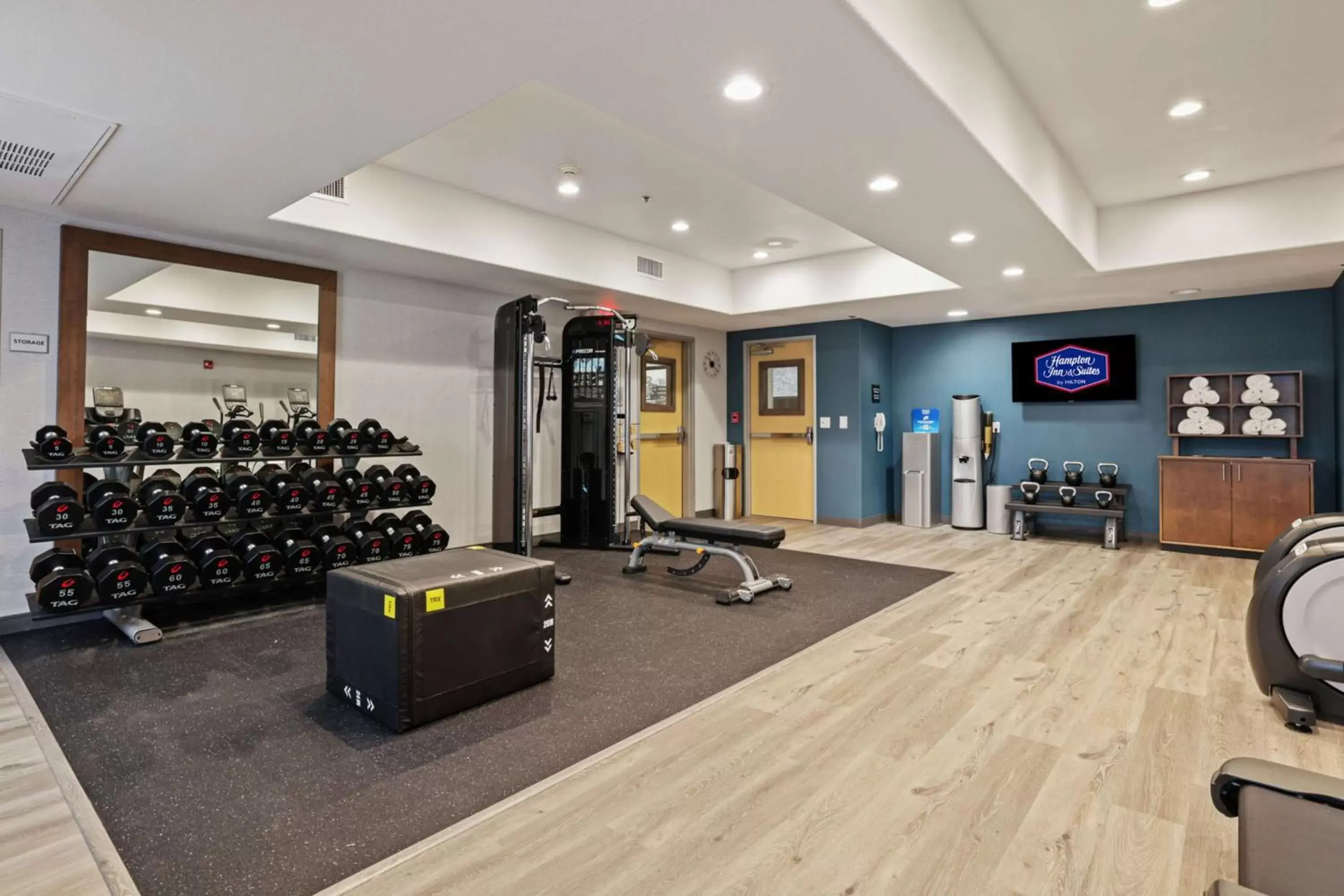 Fitness centre/facilities, Fitness Center/Facilities in Hampton Inn & Suites Modesto - Salida