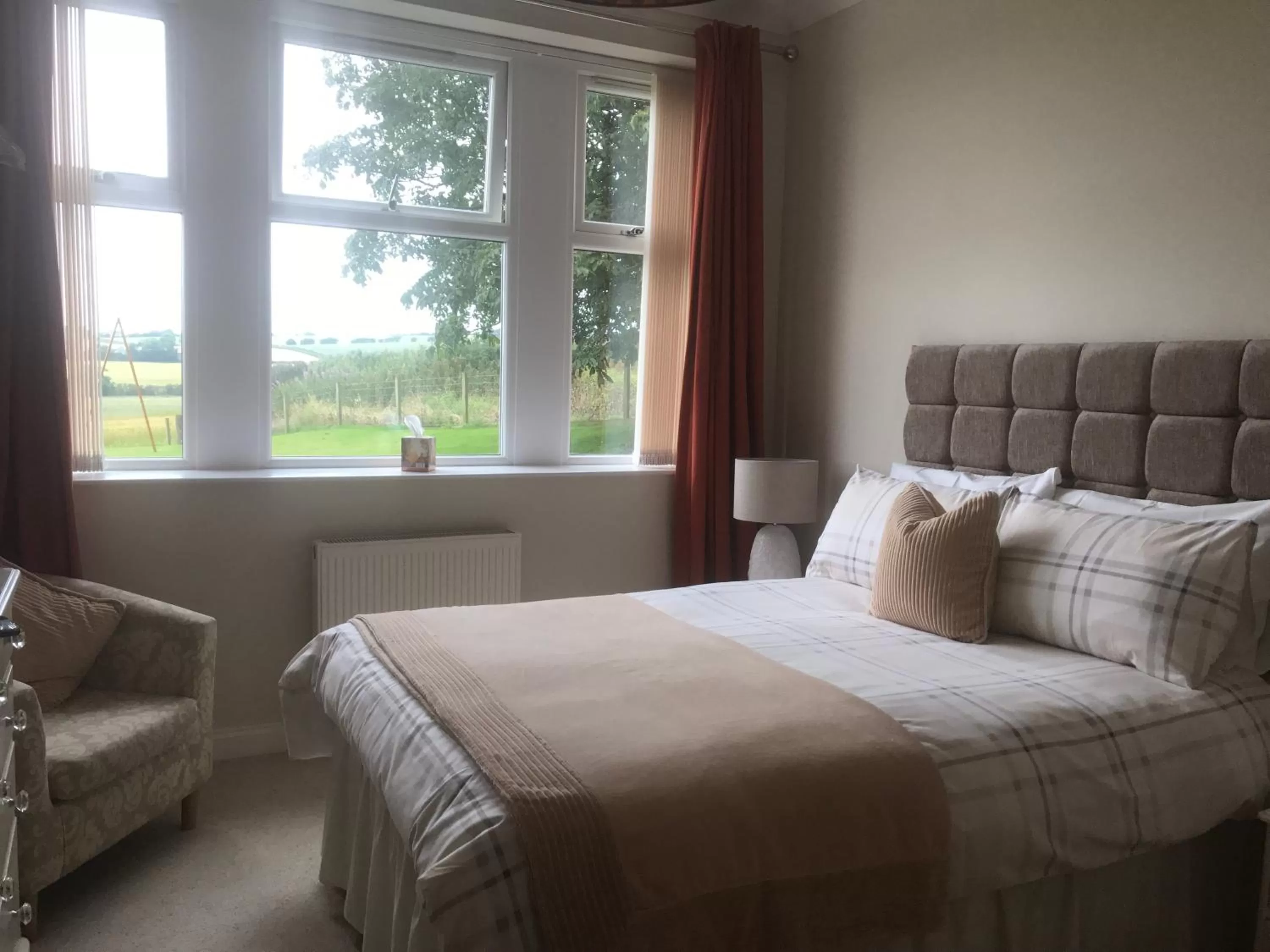 Bed in Crofthead Farm House