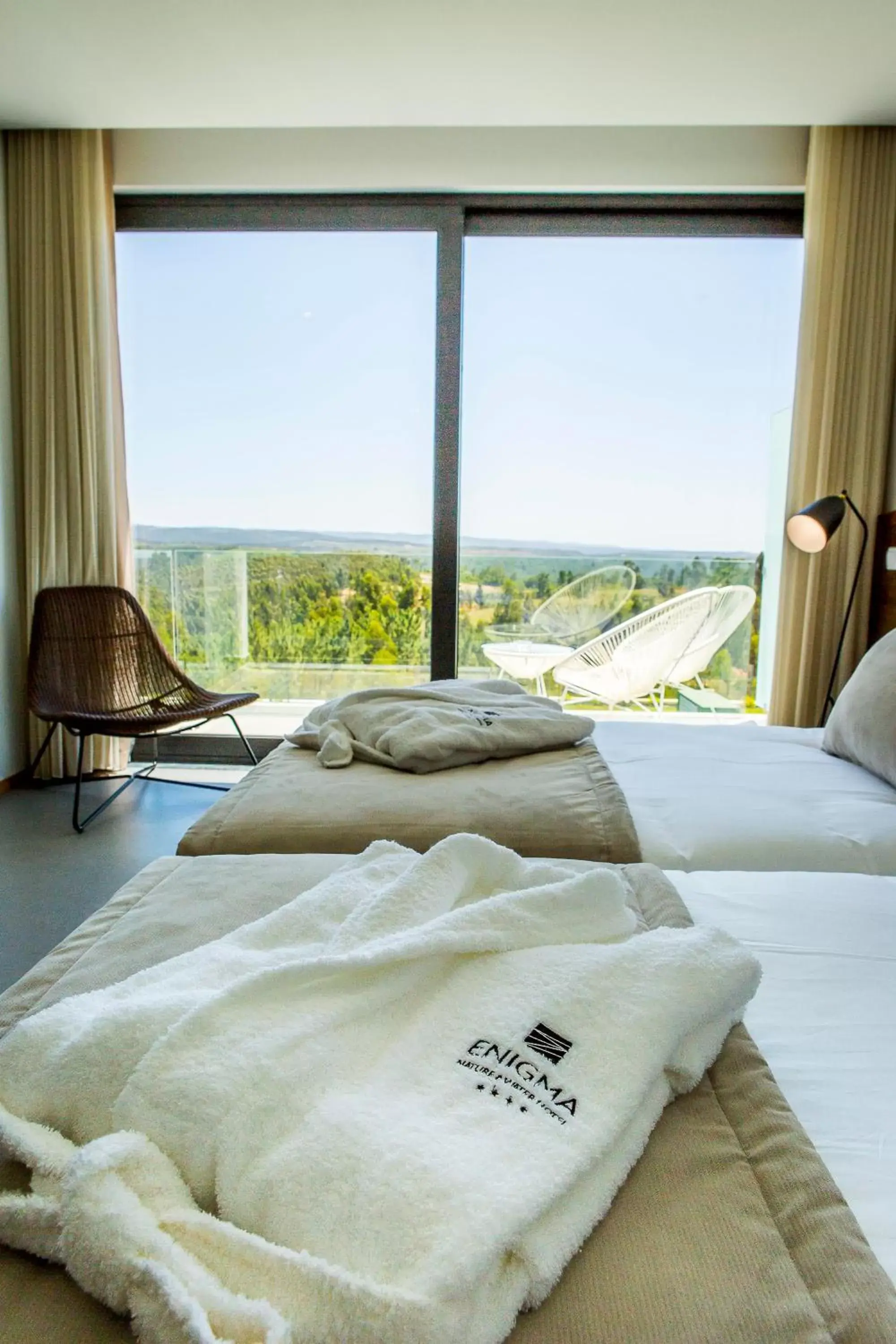 Decorative detail, Bed in Enigma - Nature & Water Hotel