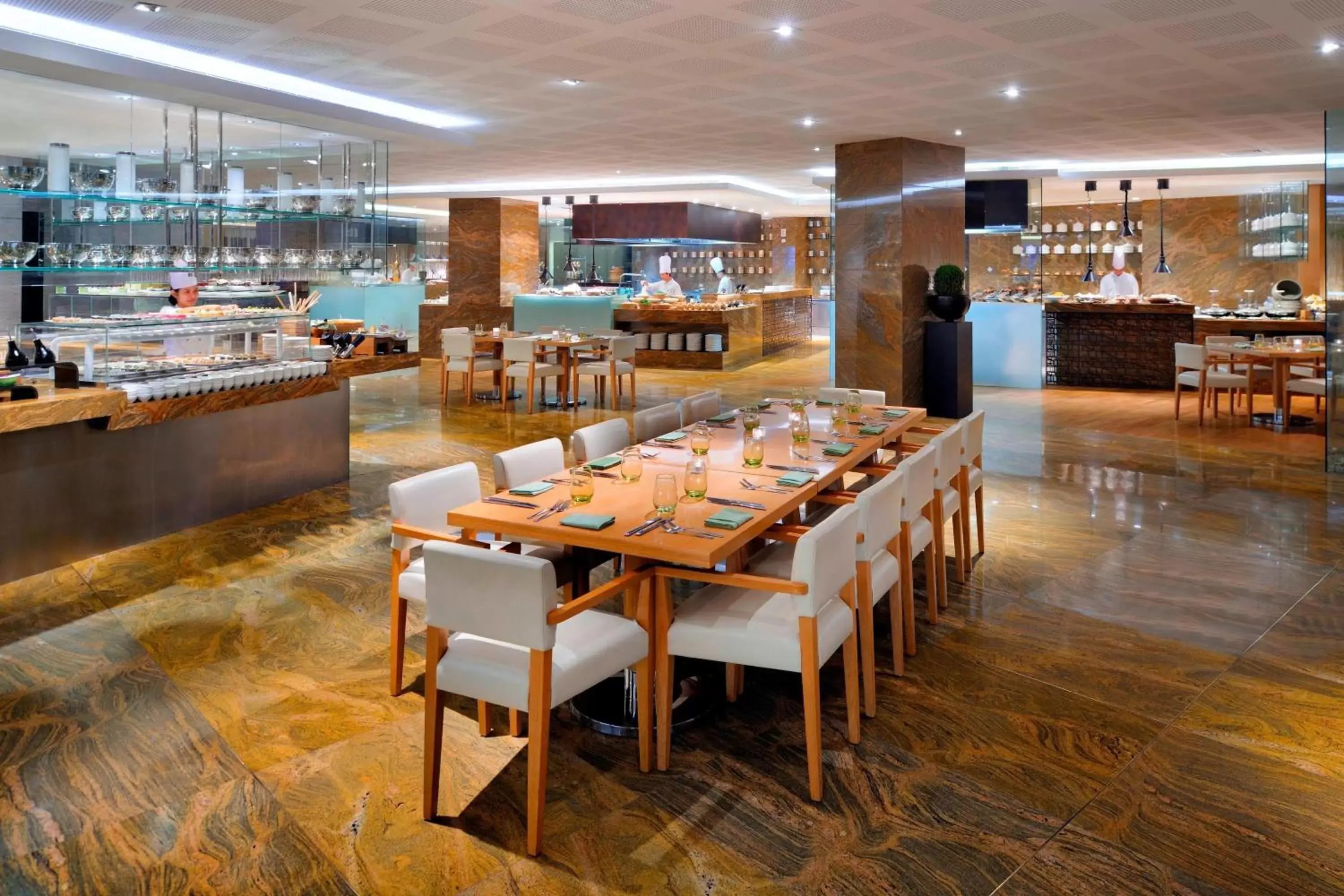 Kitchen or kitchenette, Restaurant/Places to Eat in JW Marriott Marquis Hotel Dubai