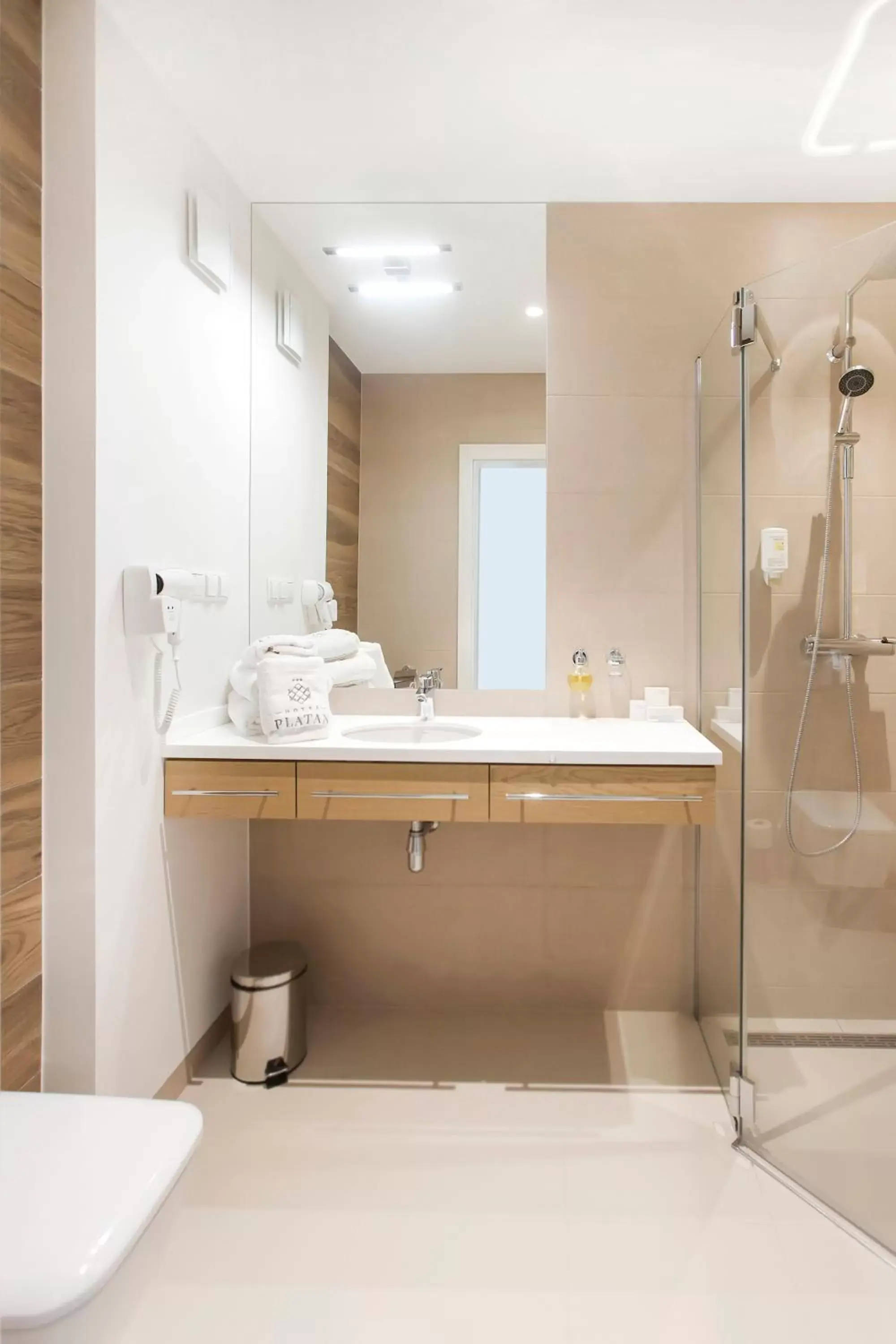 Shower, Bathroom in Hotel Platan