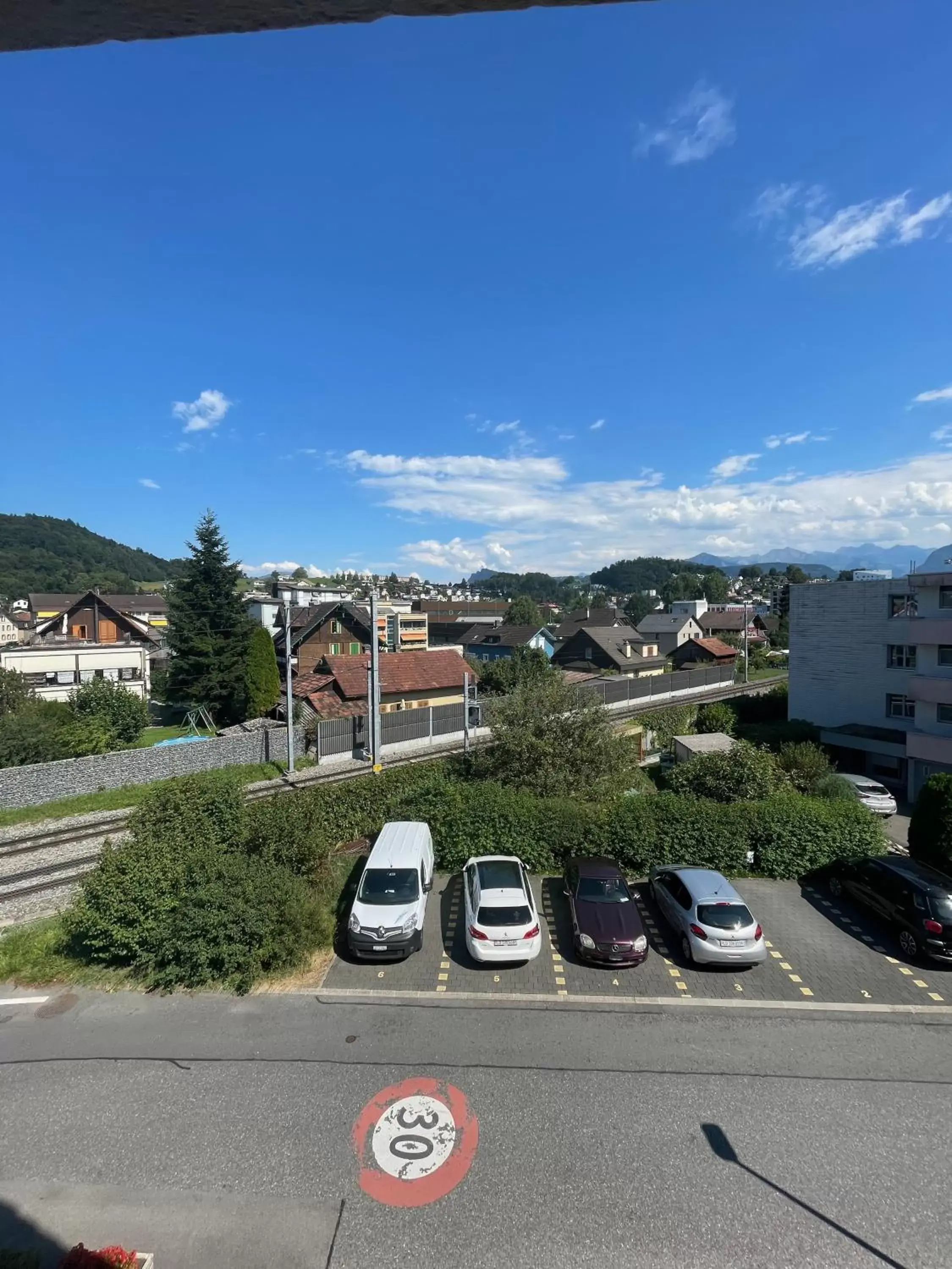 Street view in Silvia's Bed und Breakfast in Luzern