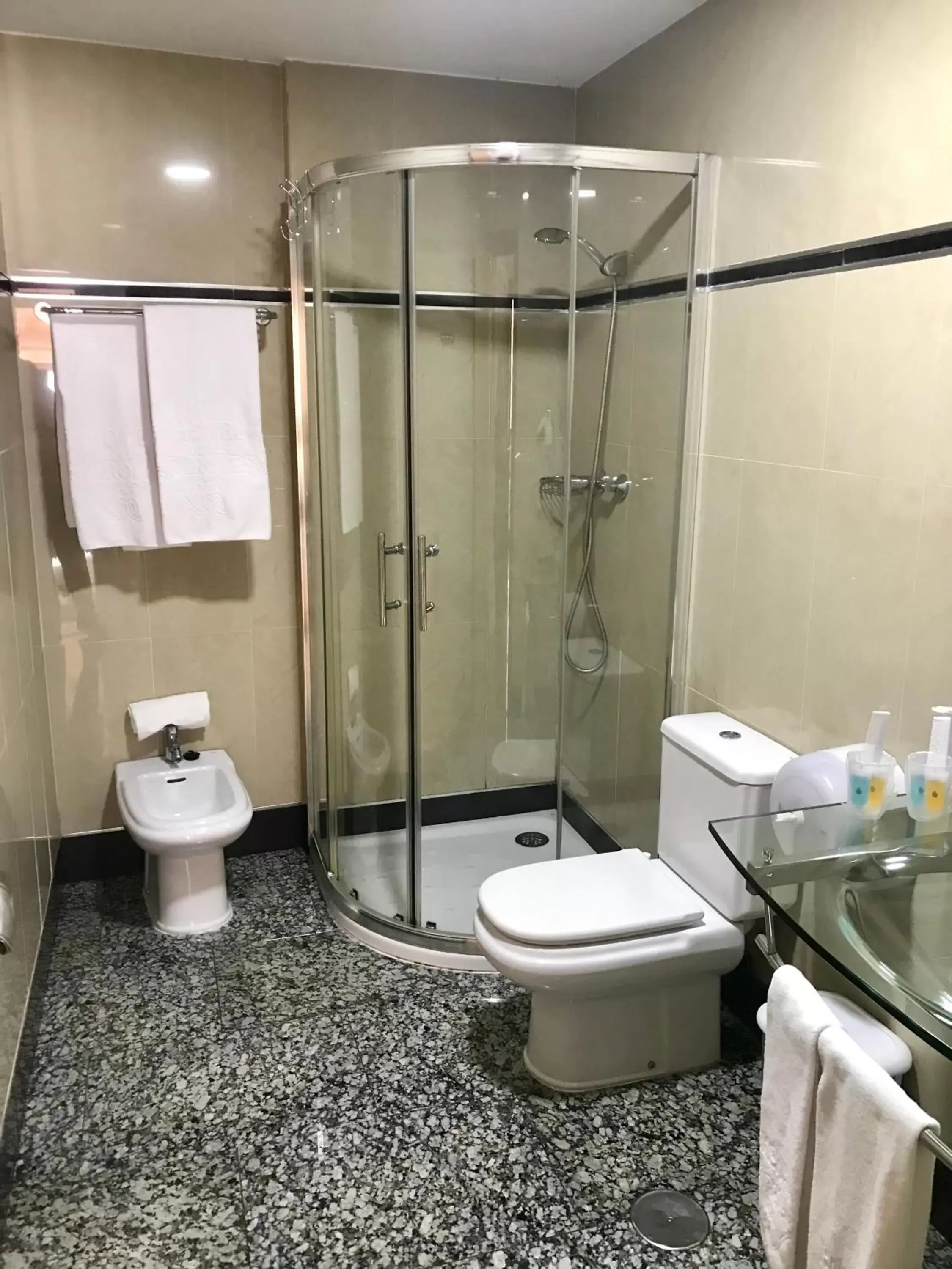 Toilet, Bathroom in Hotel de Los Faroles