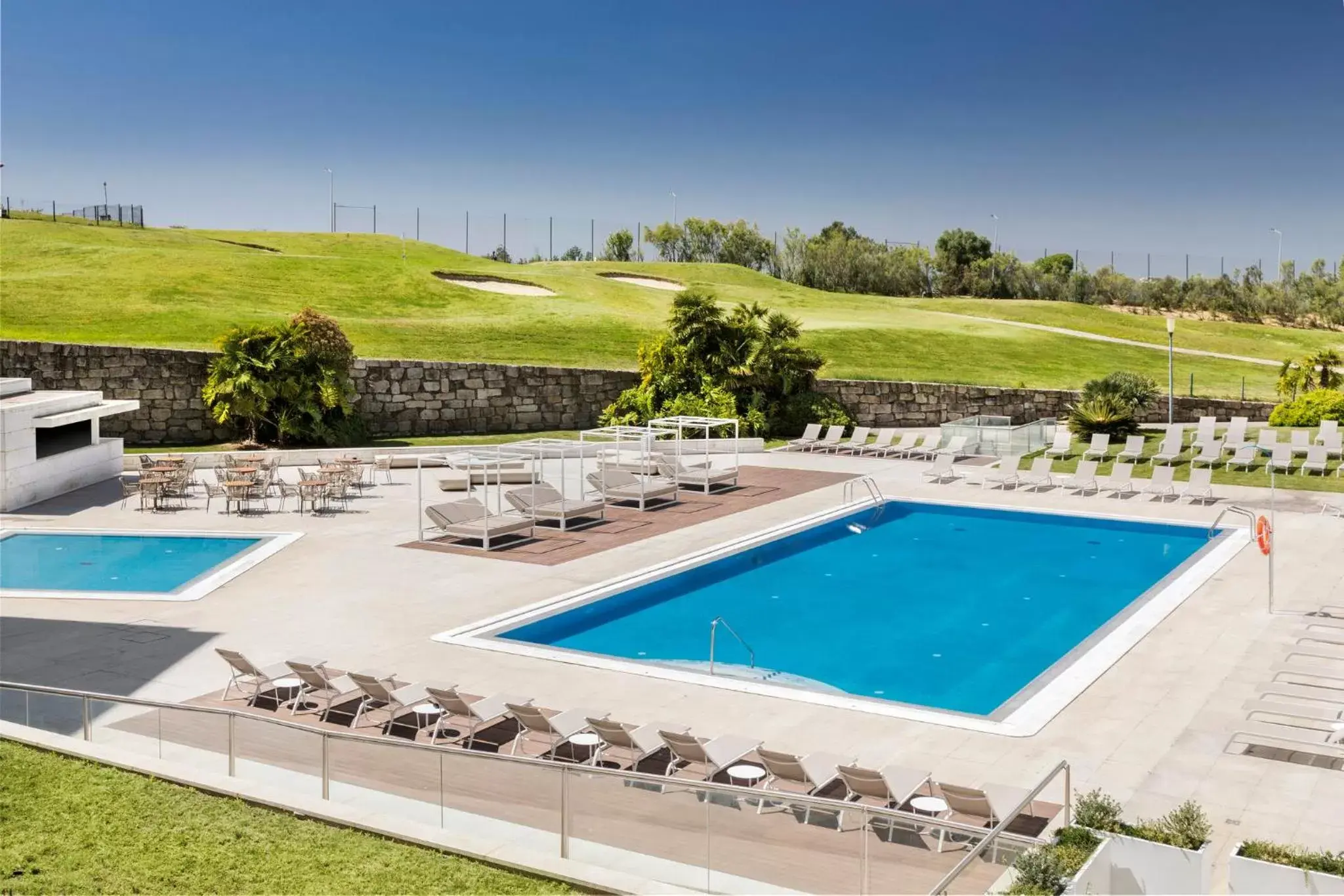 Swimming pool, Pool View in Crowne Plaza - Caparica Lisbon