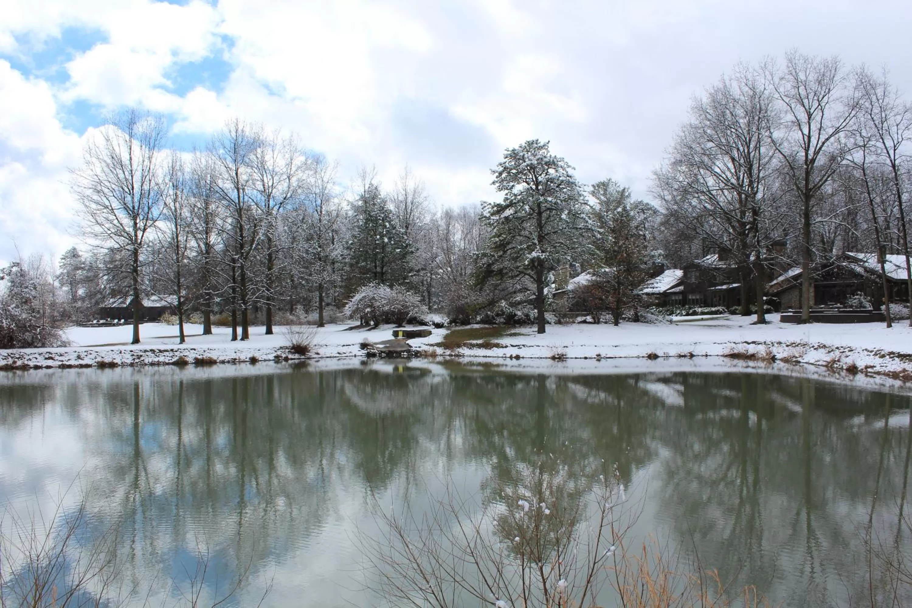 Lake view, Winter in The Inn at White Oak