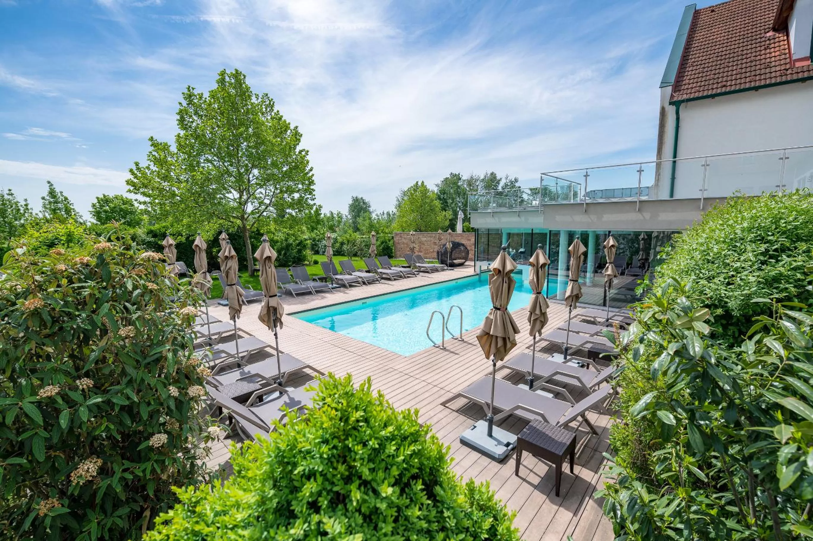 Pool view in Hotel Nationalpark
