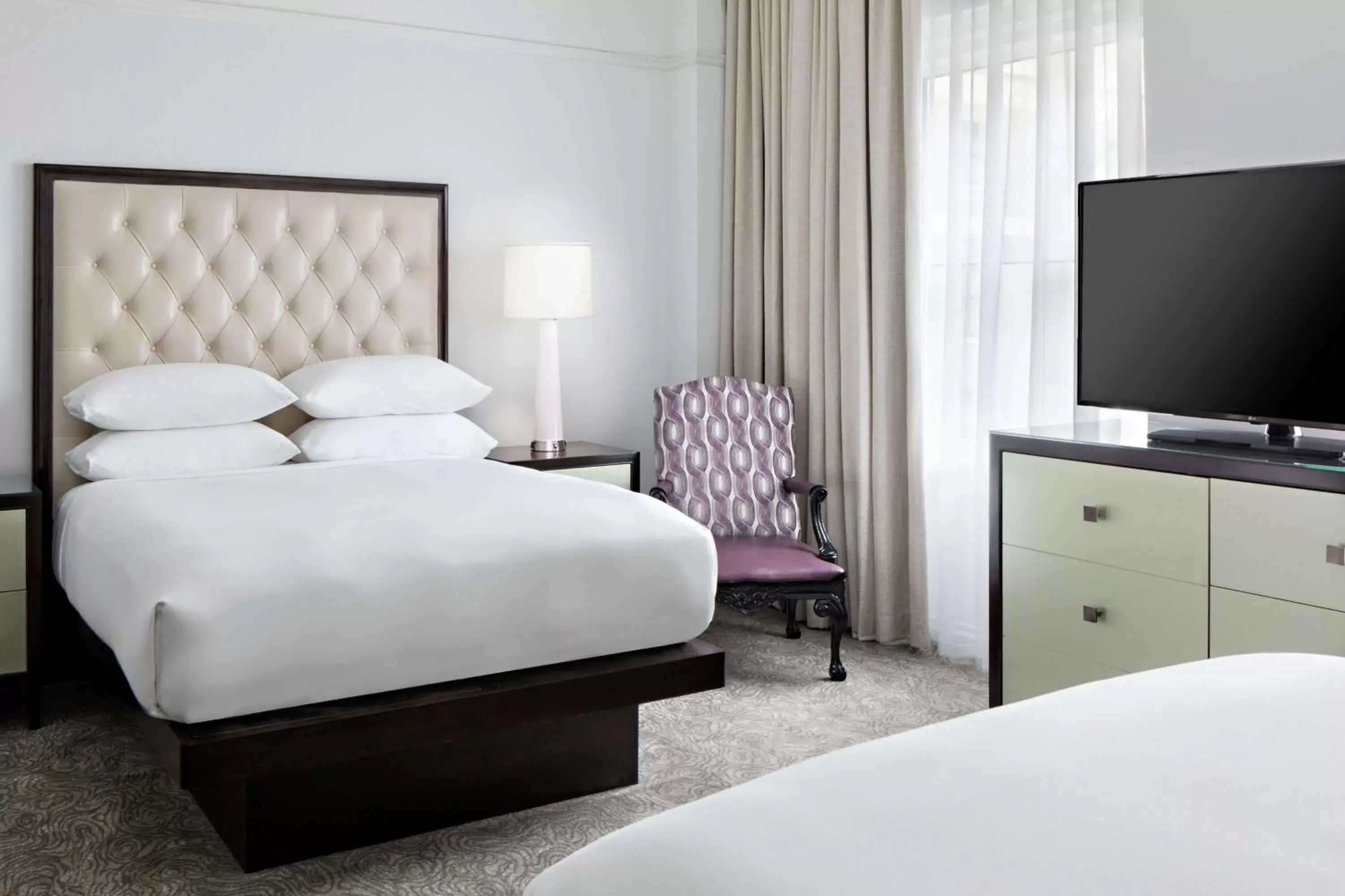 Bedroom, Bed in Amway Grand Plaza Hotel, Curio Collection by Hilton