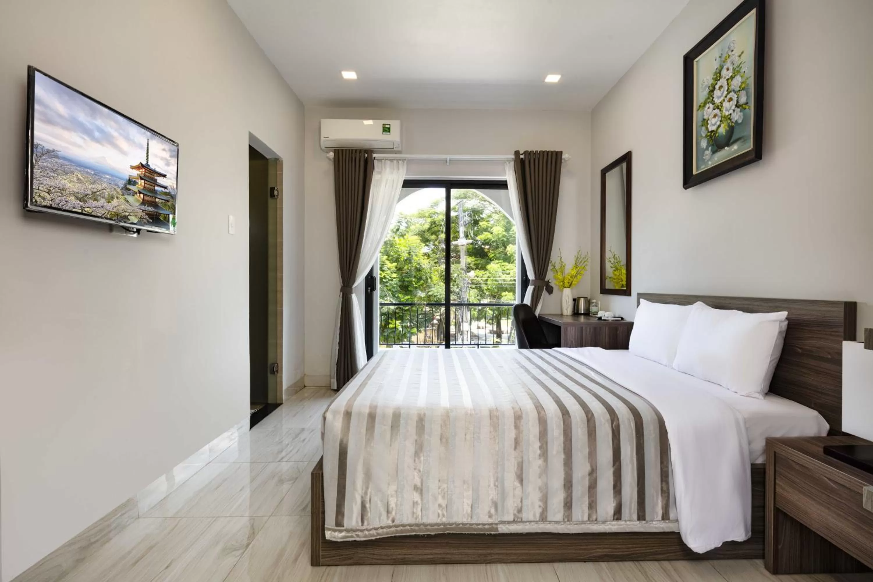 Bed in La Paloma Villa