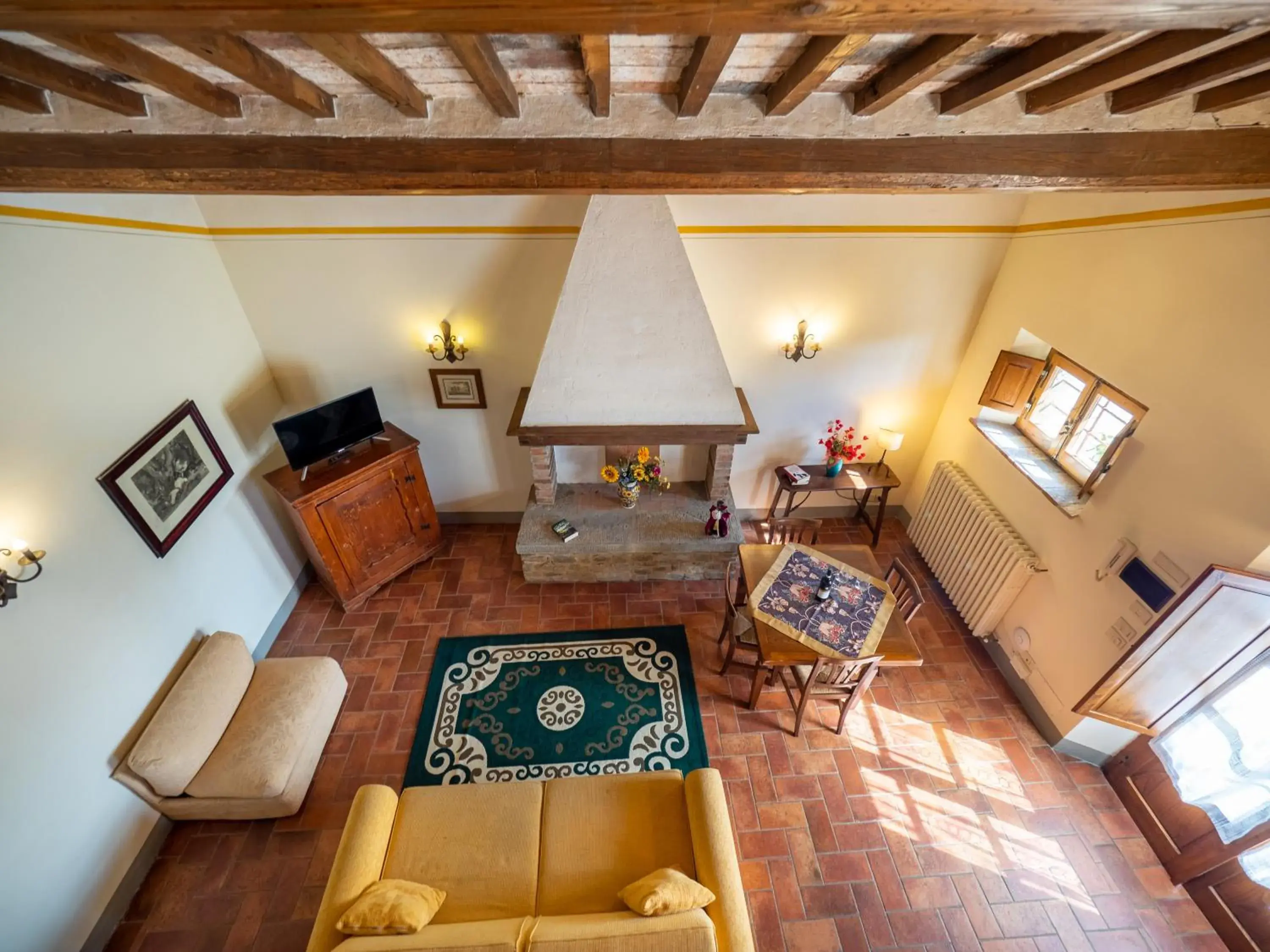 Living room, Seating Area in Relais Borgo San Pietro