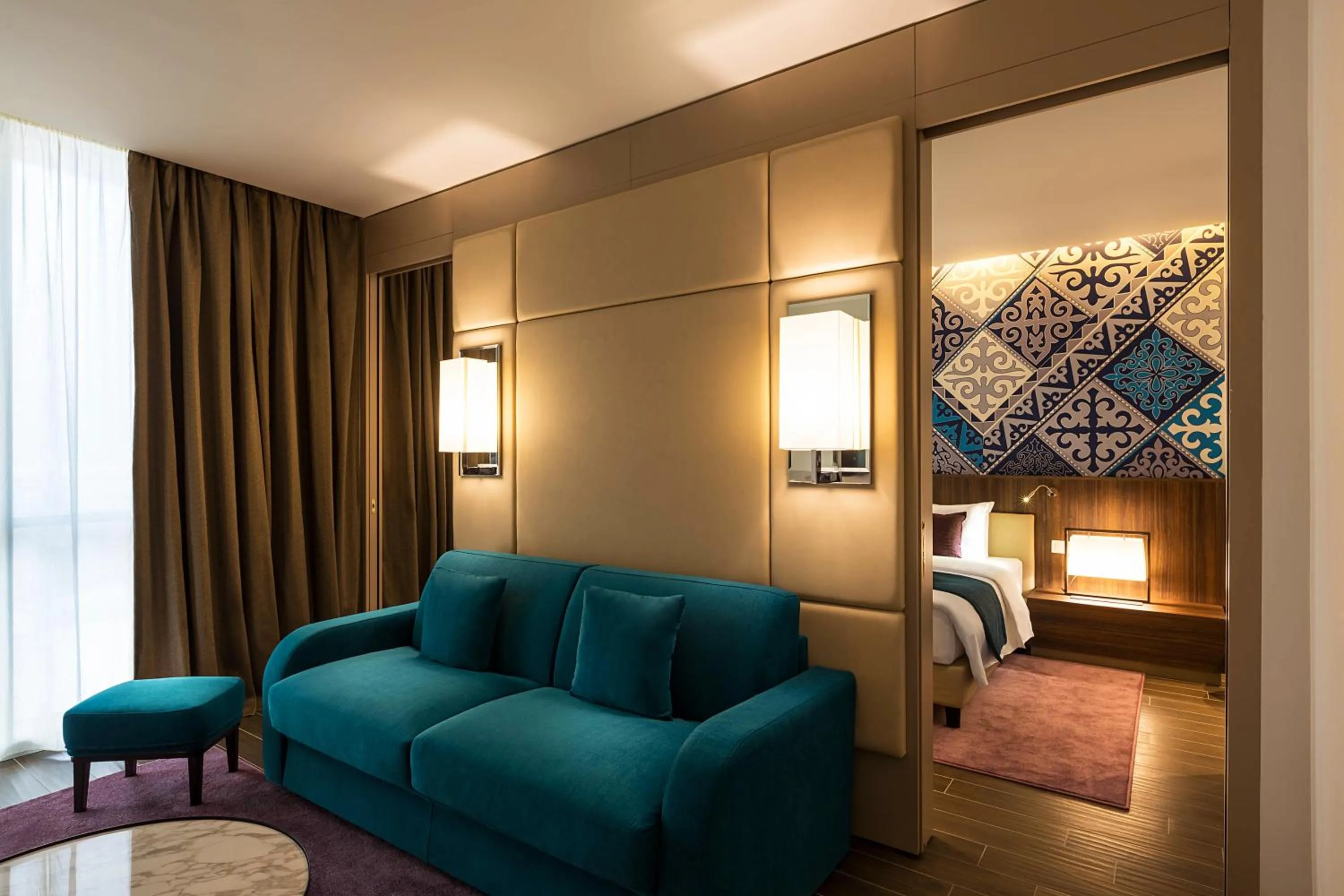 Communal lounge/ TV room in Mercure Almaty City Center