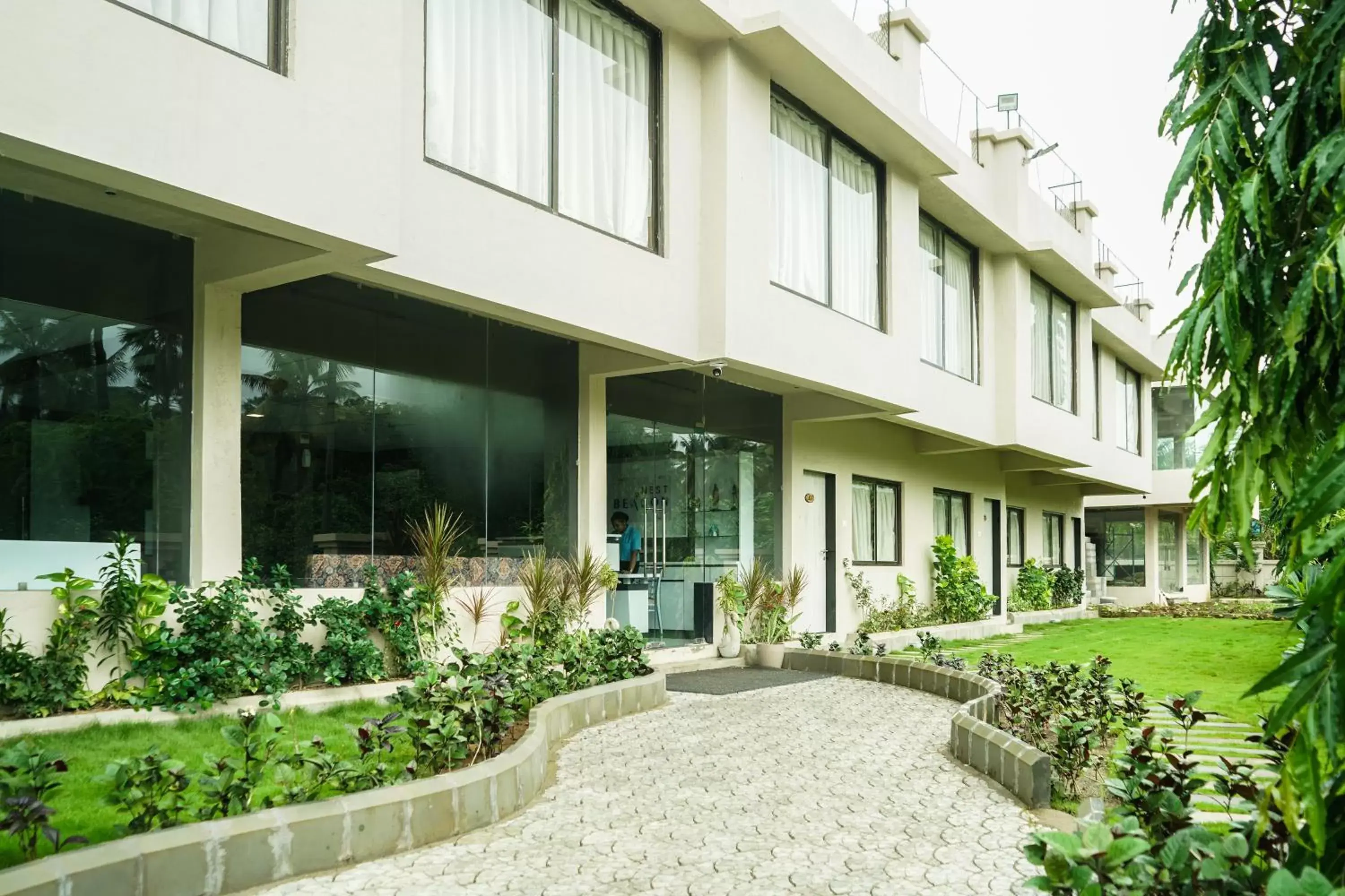 Facade/entrance, Property Building in Nest Beacon Resort Daman