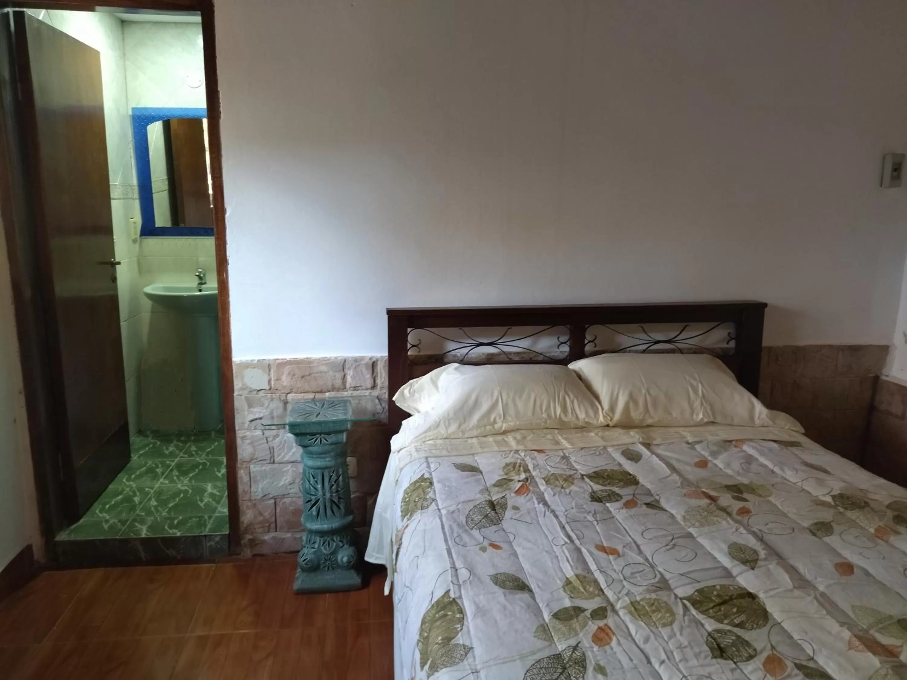 Bed in Hotel La Aparesida