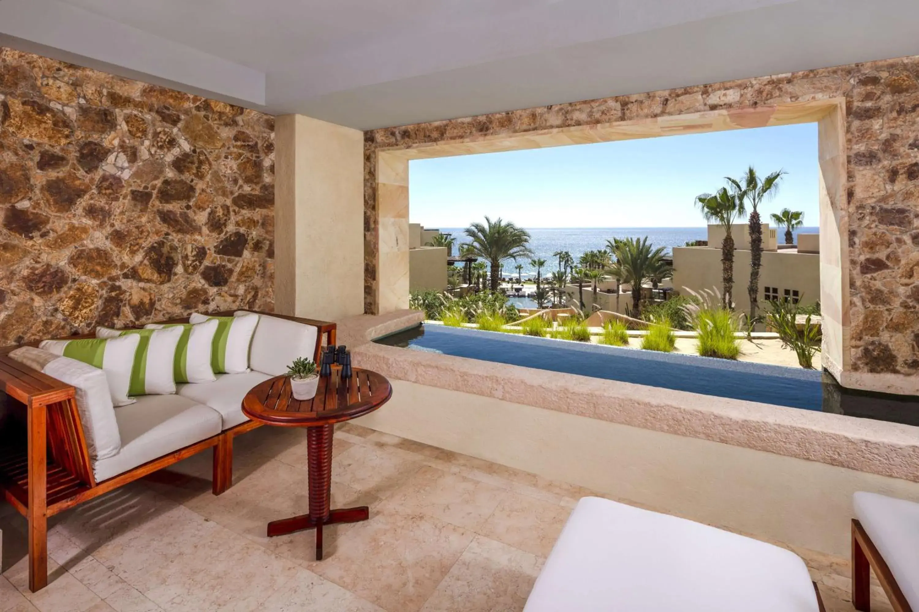 Living room in Waldorf Astoria Los Cabos Pedregal