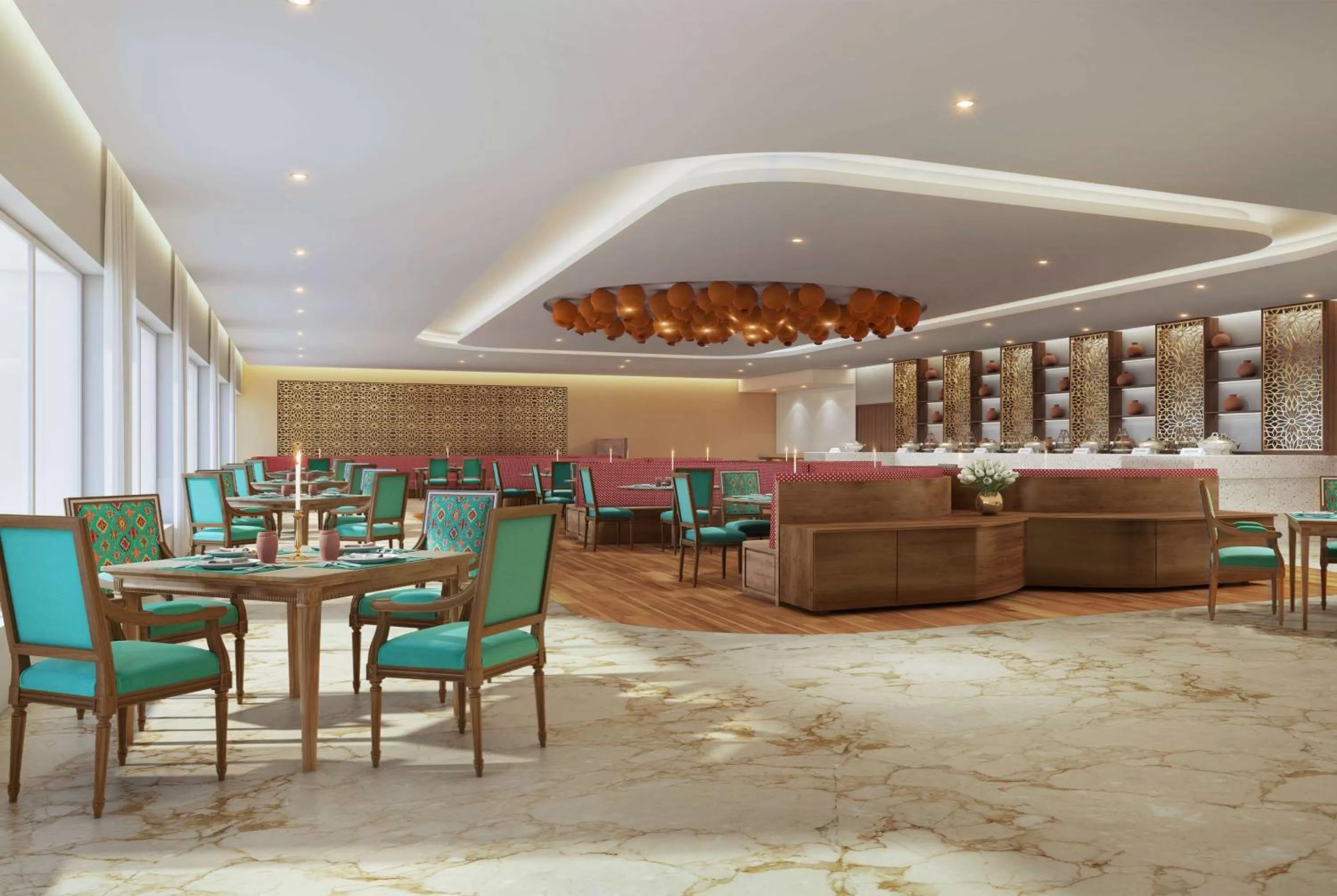 Restaurant/places to eat in Hawthorn Suites by Wyndham Dwarka