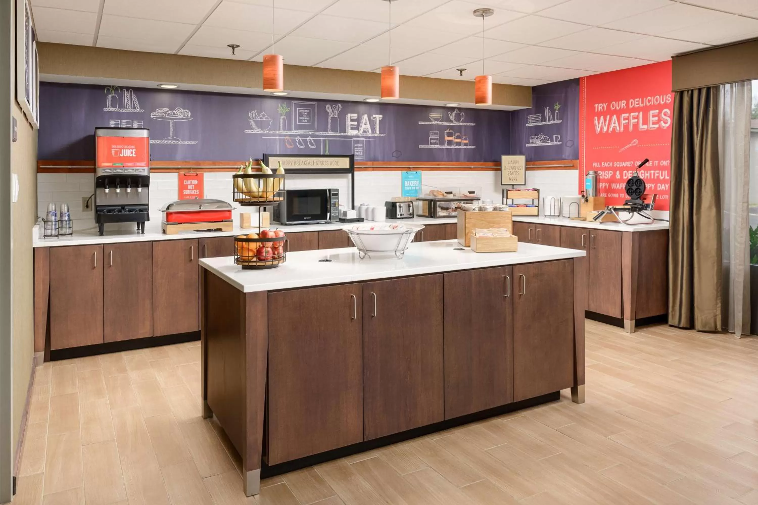 Breakfast in Hampton Inn Oak Ridge Knoxville