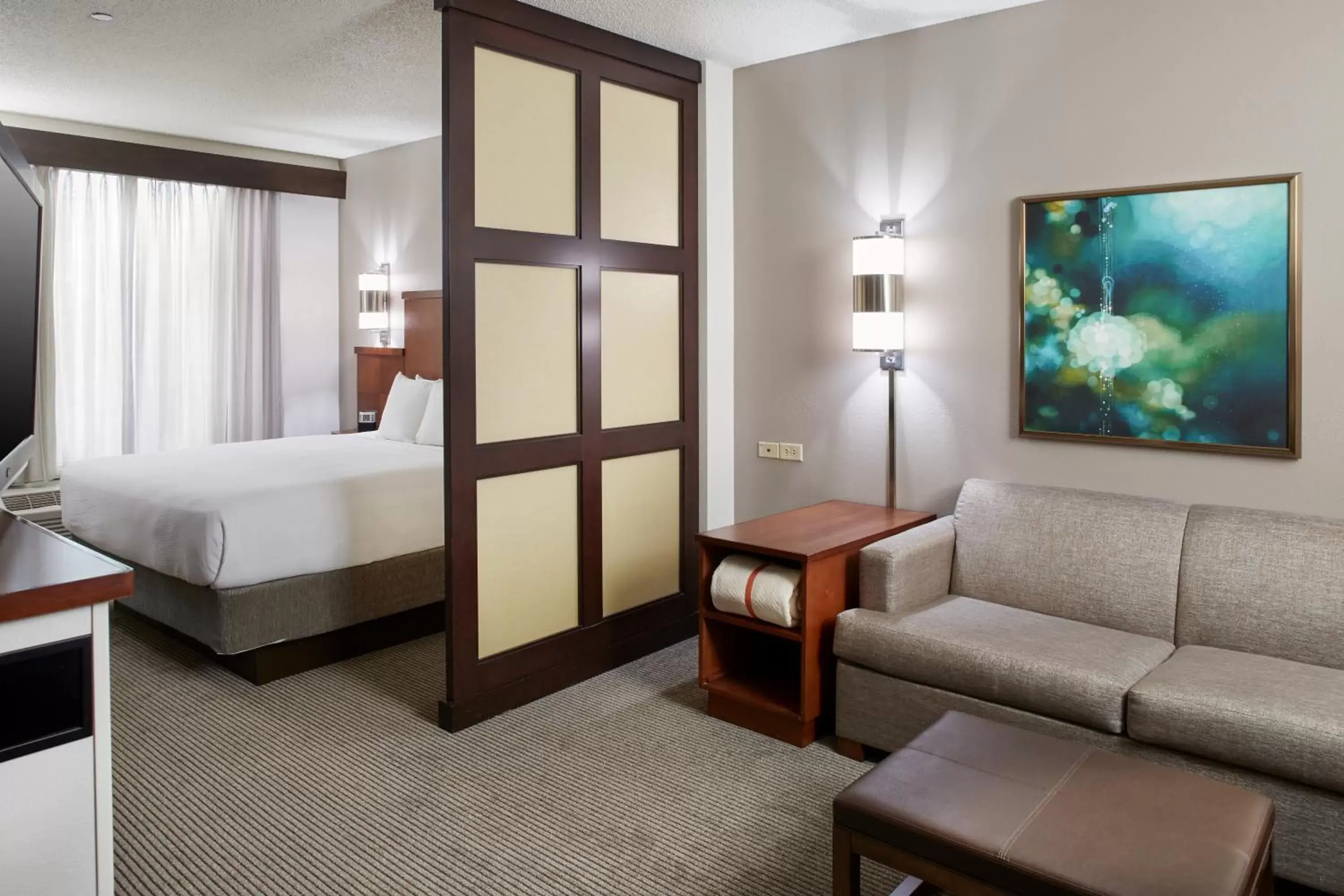 King Room with Sofa Bed and Accessible Tub - Disability Access in Hyatt Place Sacramento Rancho Cordova